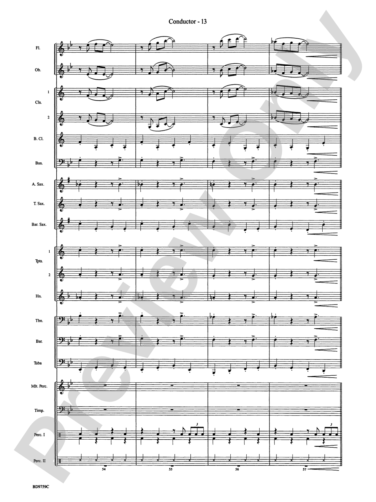 The Great River: Concert Band Conductor Score & Parts