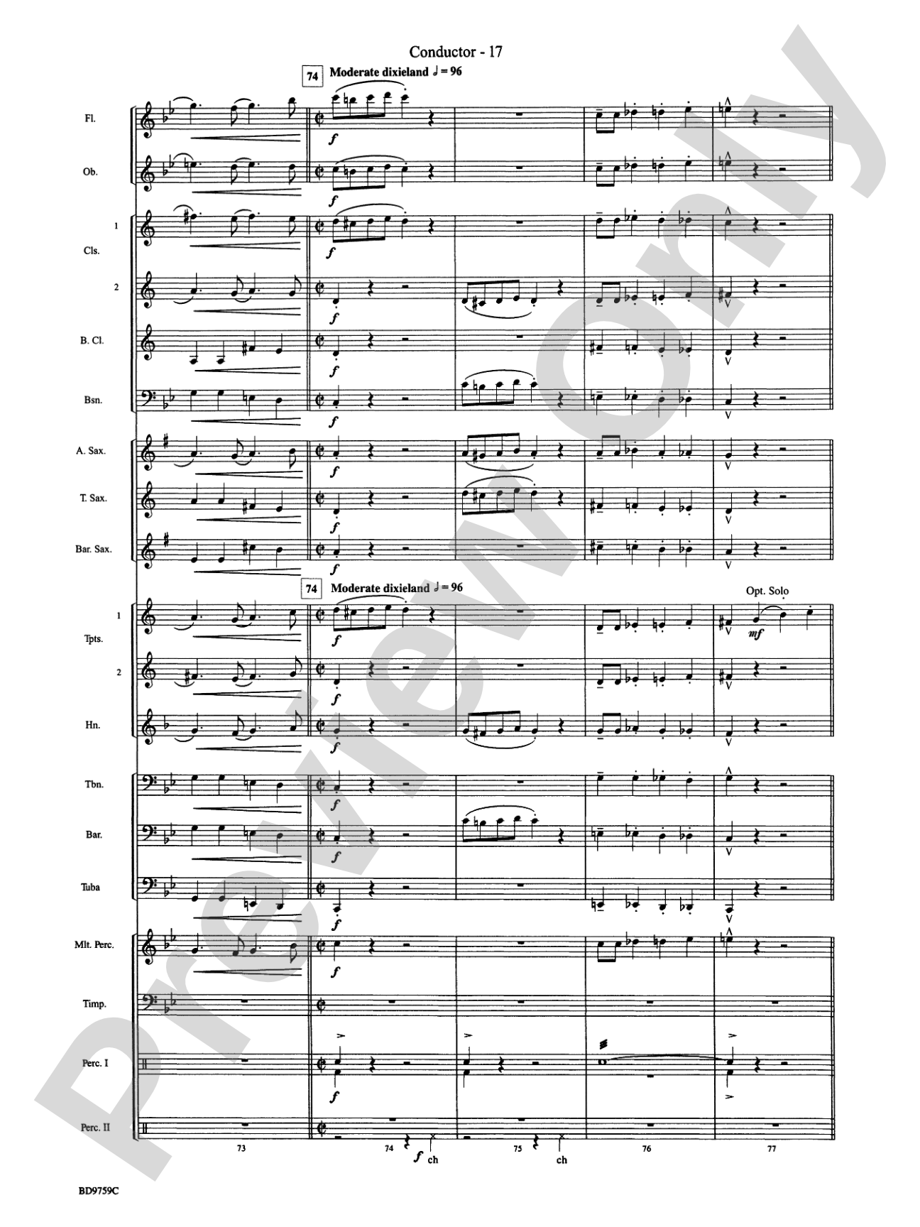 The Great River: Concert Band Conductor Score & Parts