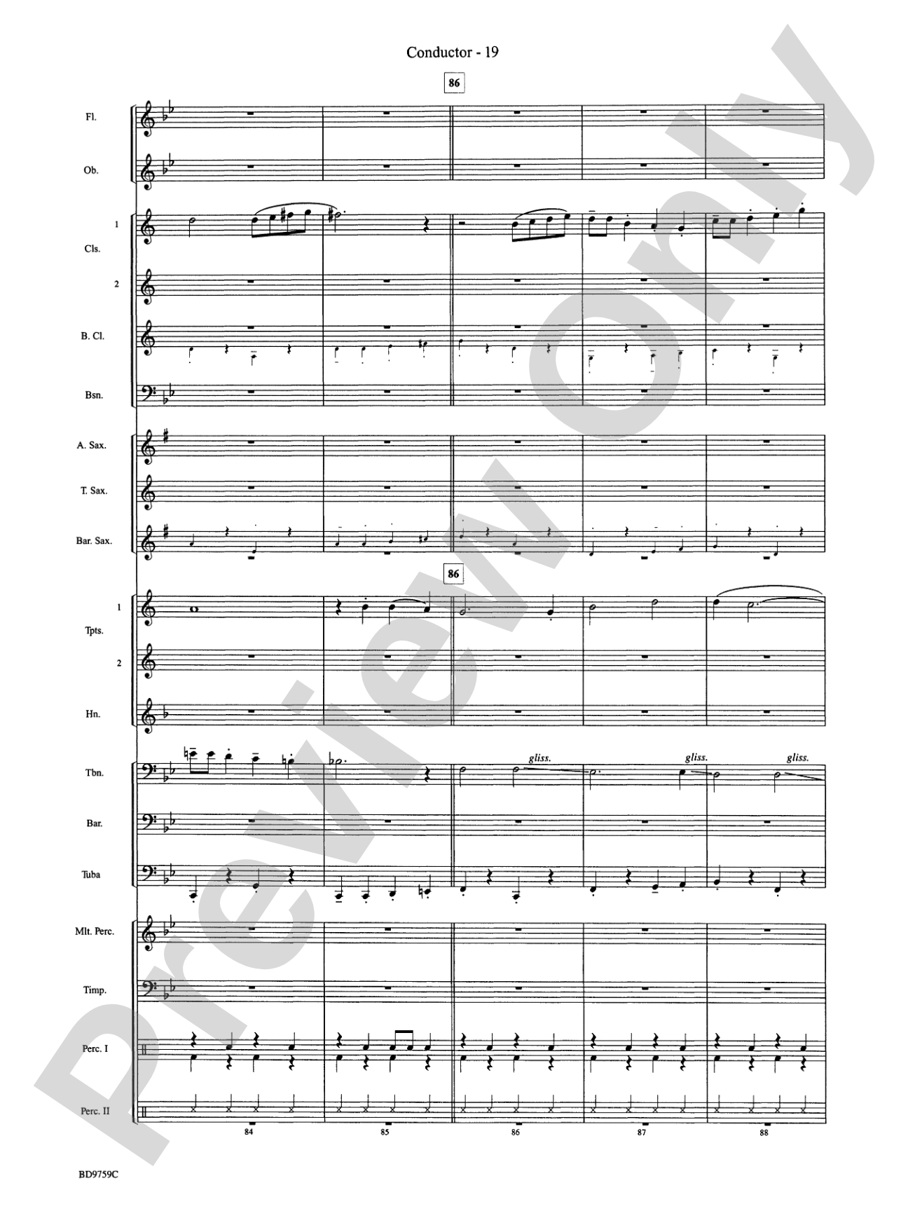 The Great River: Concert Band Conductor Score & Parts