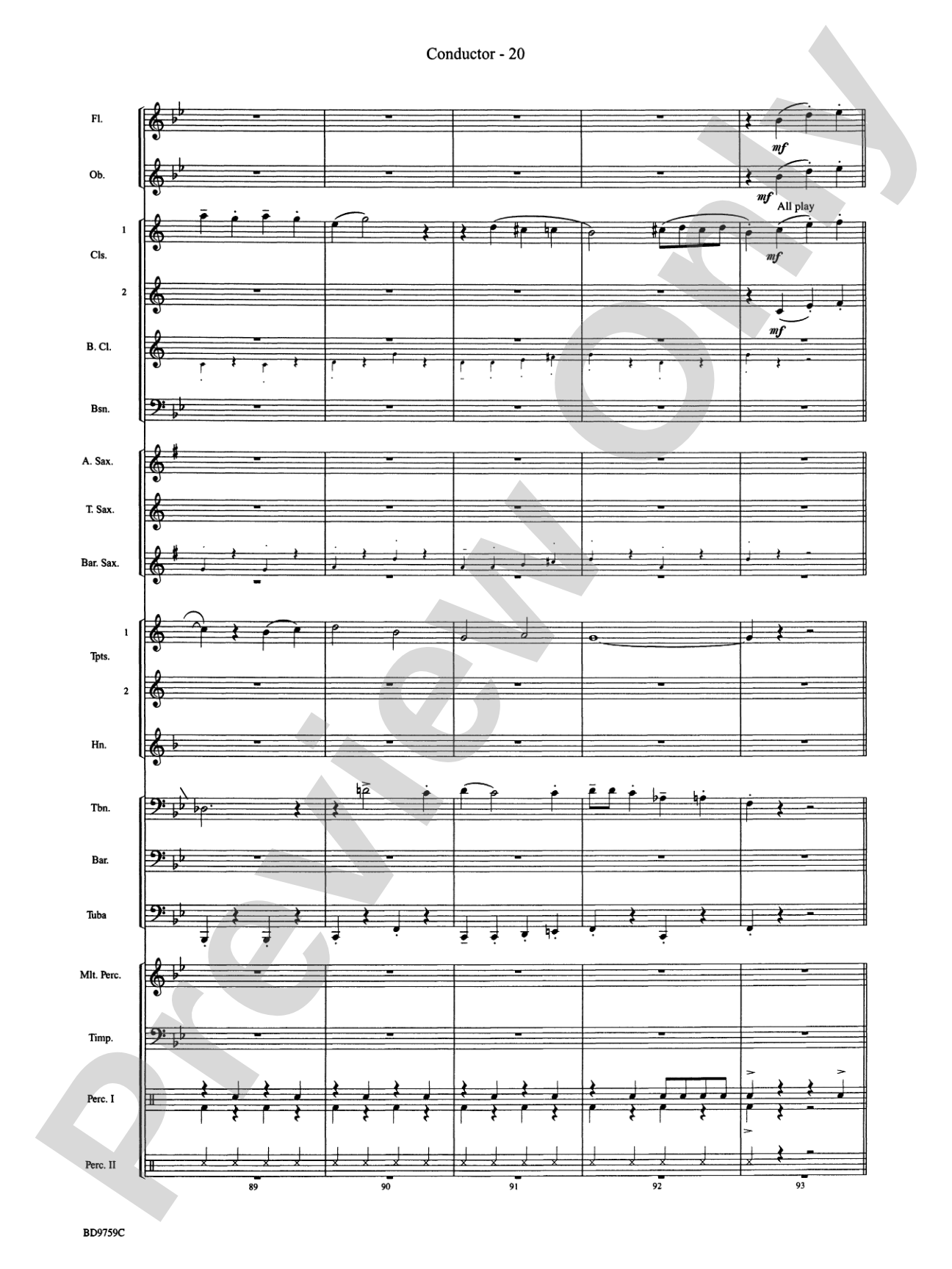 The Great River: Concert Band Conductor Score & Parts