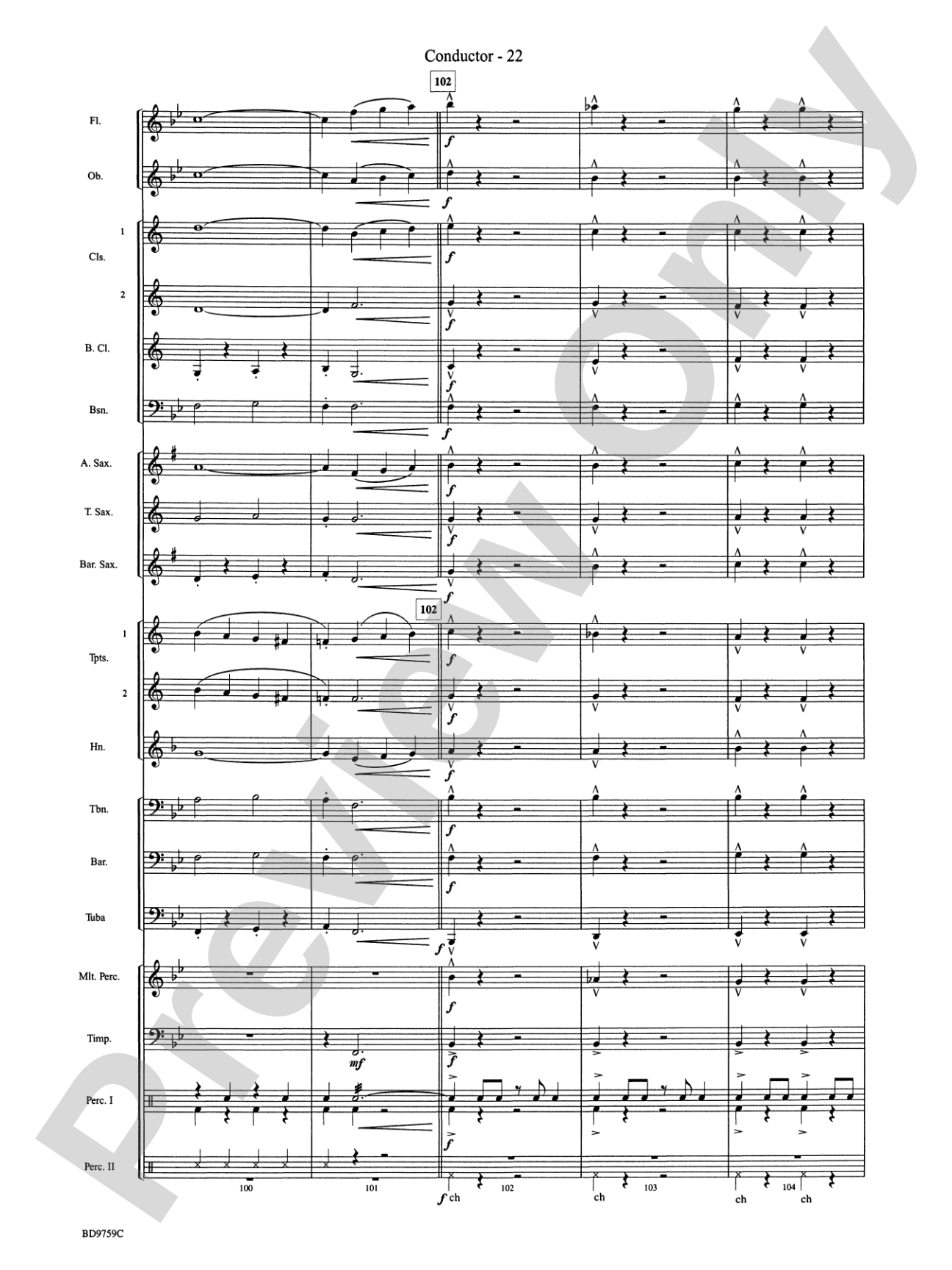 The Great River: Concert Band Conductor Score & Parts