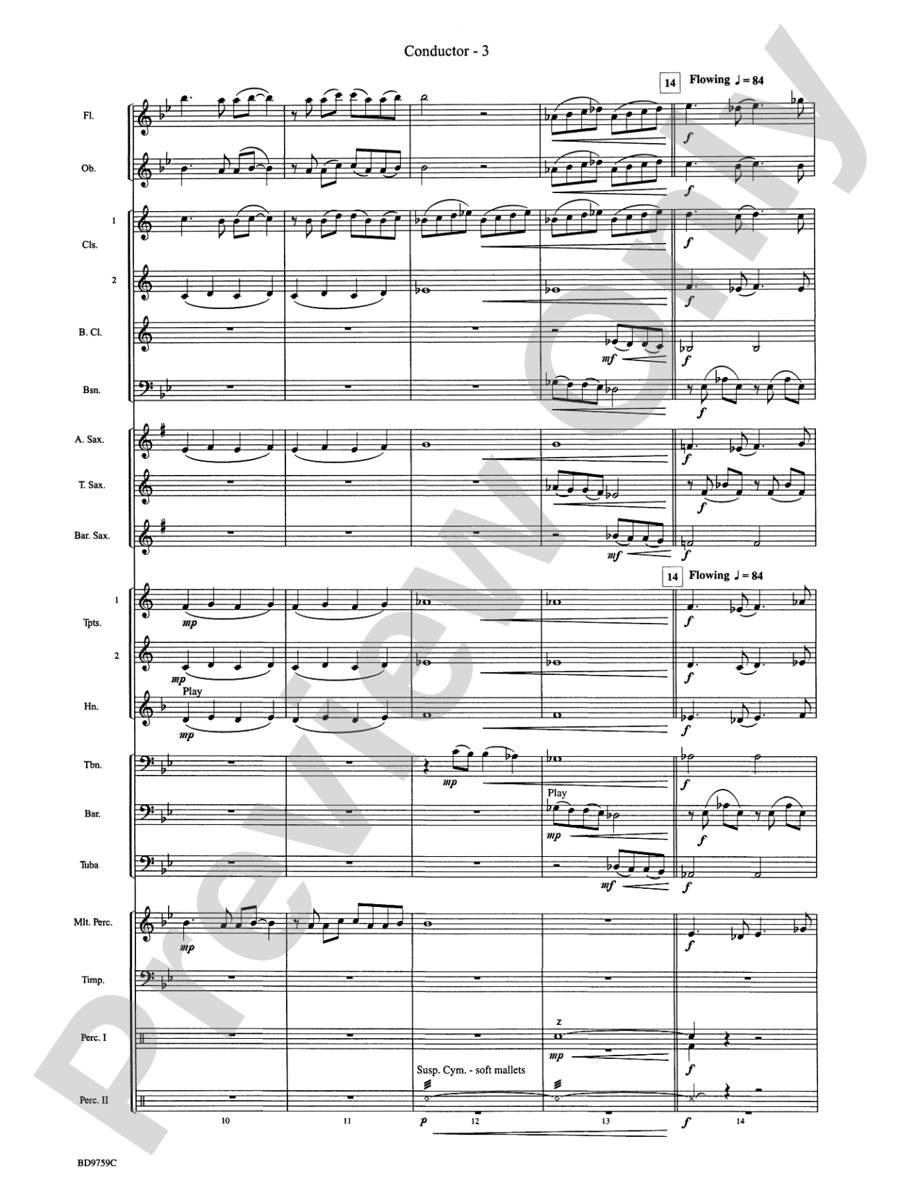 The Great River: Concert Band Conductor Score & Parts