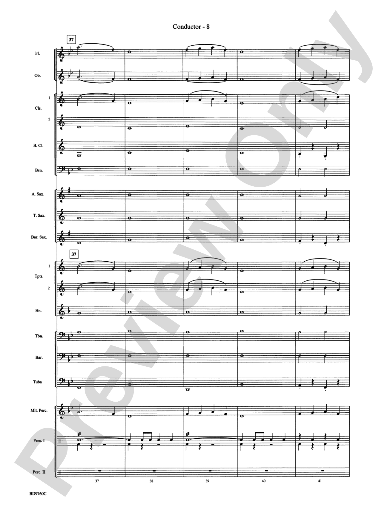 March Mania! (A Potpourri of Great March Melodies): Concert Band Conductor Score & Parts