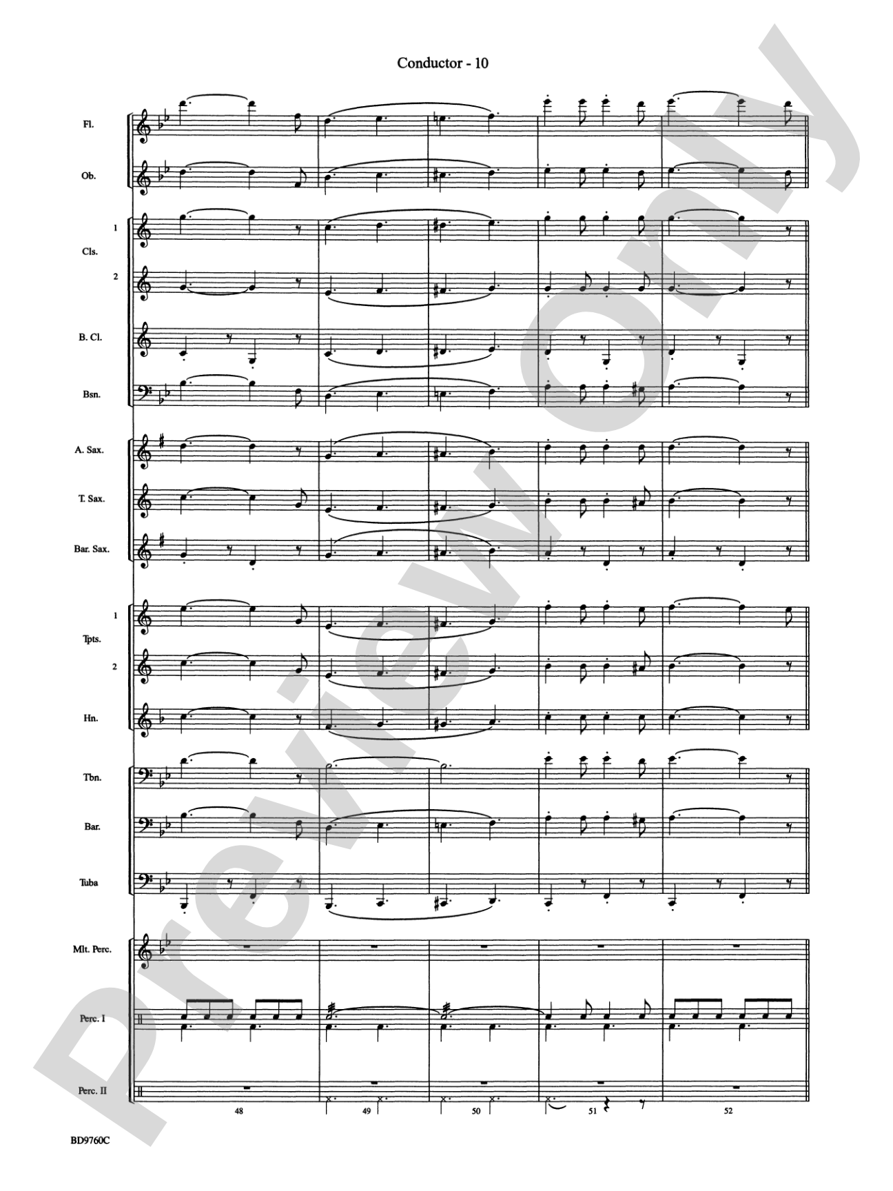 March Mania! (A Potpourri of Great March Melodies): Concert Band Conductor Score & Parts