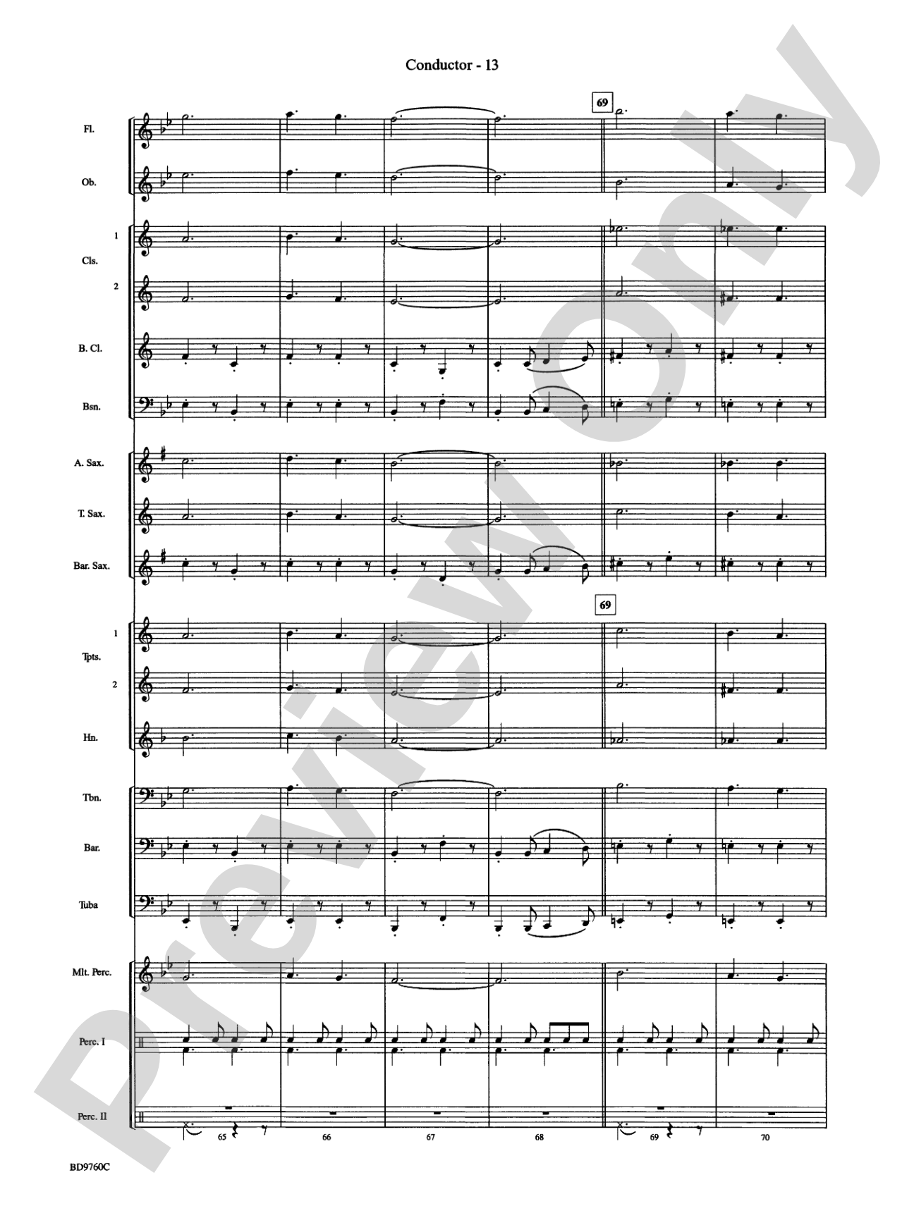 March Mania! (A Potpourri of Great March Melodies): Concert Band Conductor Score & Parts