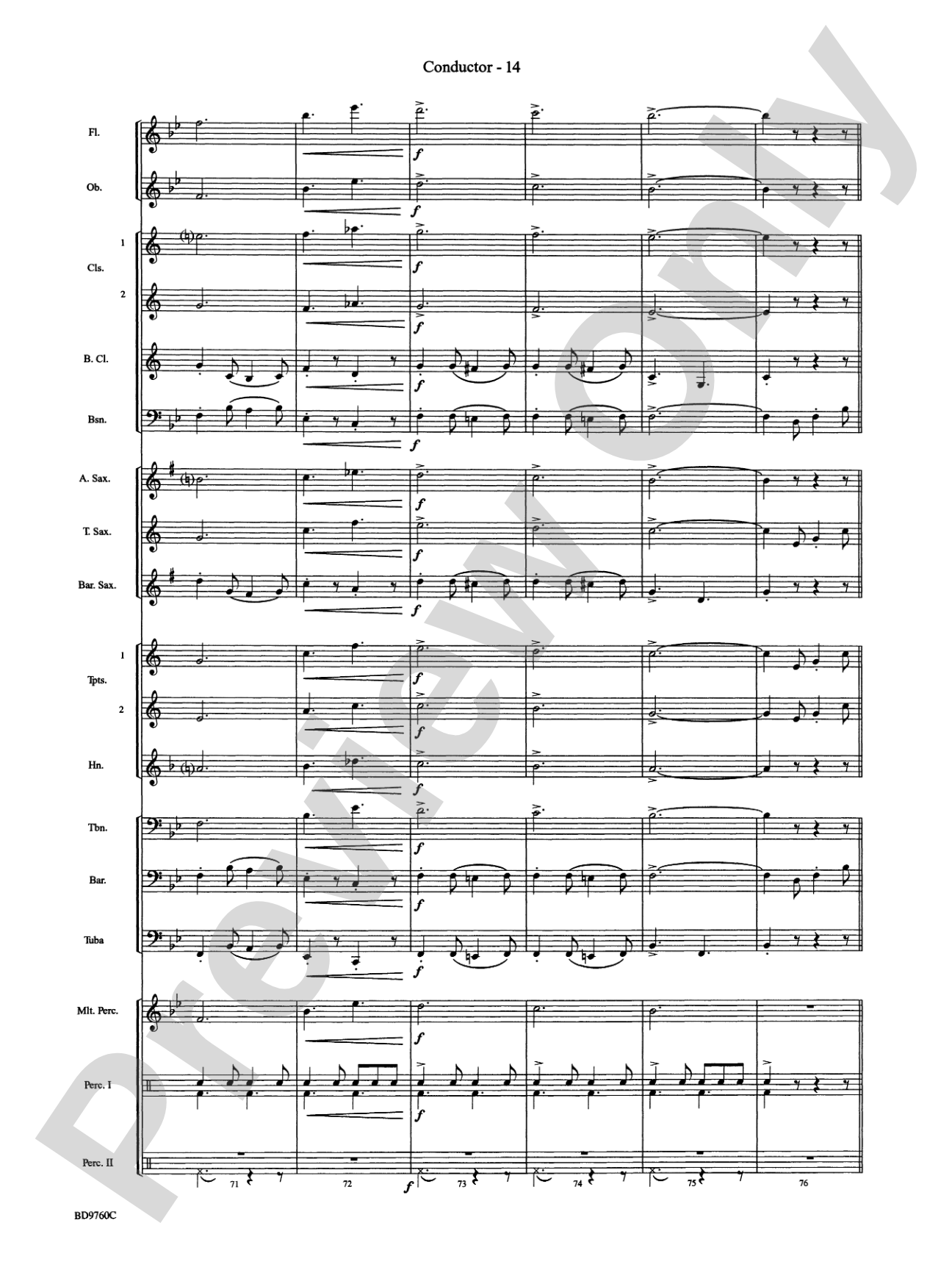 March Mania! (A Potpourri of Great March Melodies): Concert Band Conductor Score & Parts