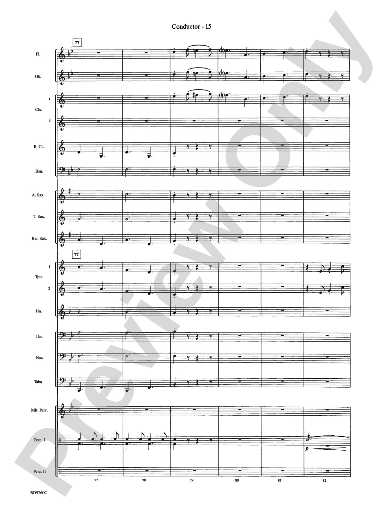 March Mania! (A Potpourri of Great March Melodies): Concert Band Conductor Score & Parts