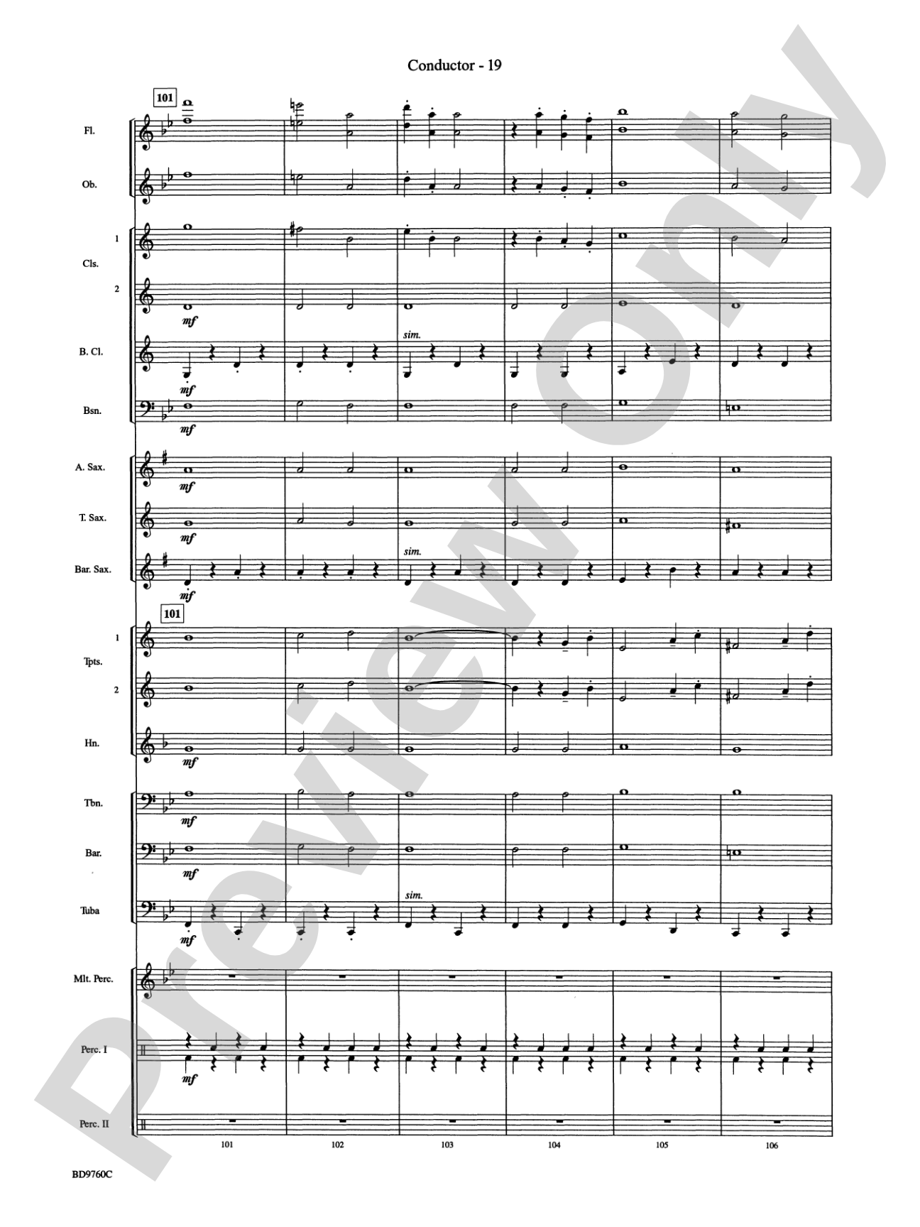 March Mania! (A Potpourri of Great March Melodies): Concert Band Conductor Score & Parts