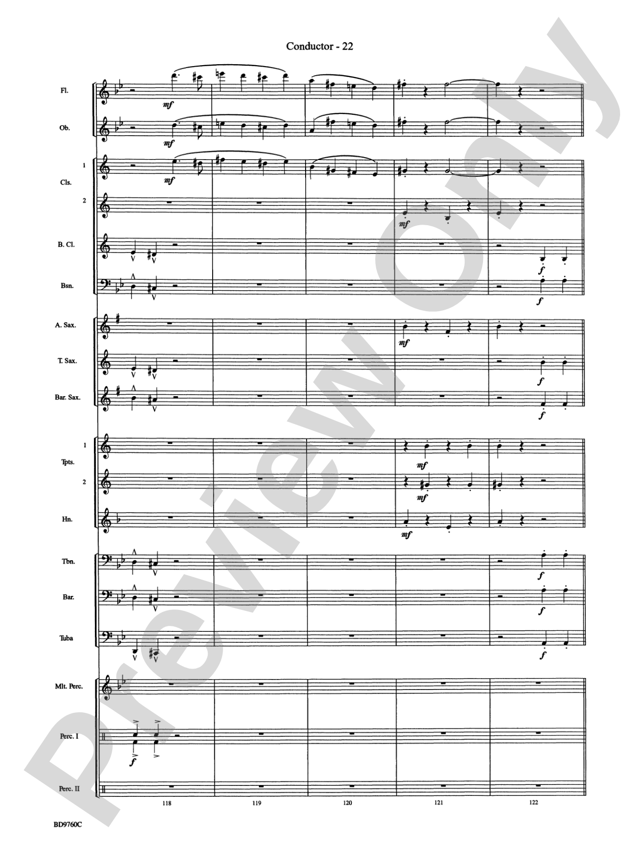 March Mania! (A Potpourri of Great March Melodies): Concert Band Conductor Score & Parts