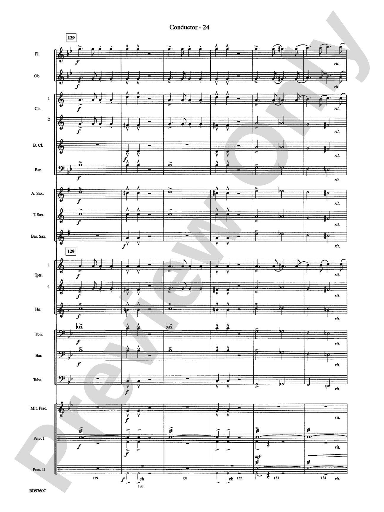 March Mania! (A Potpourri of Great March Melodies): Concert Band Conductor Score & Parts