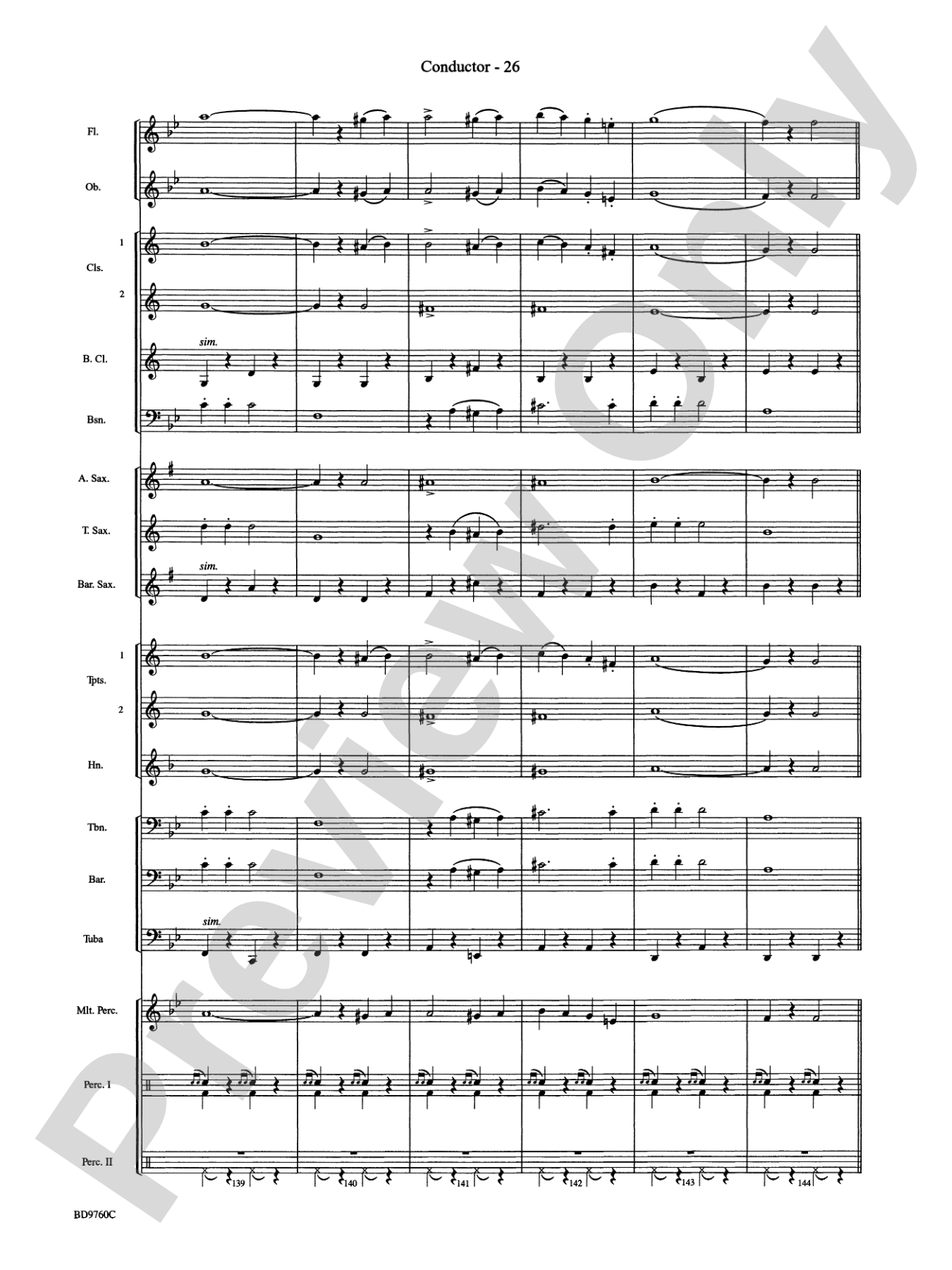 March Mania! (A Potpourri of Great March Melodies): Concert Band Conductor Score & Parts