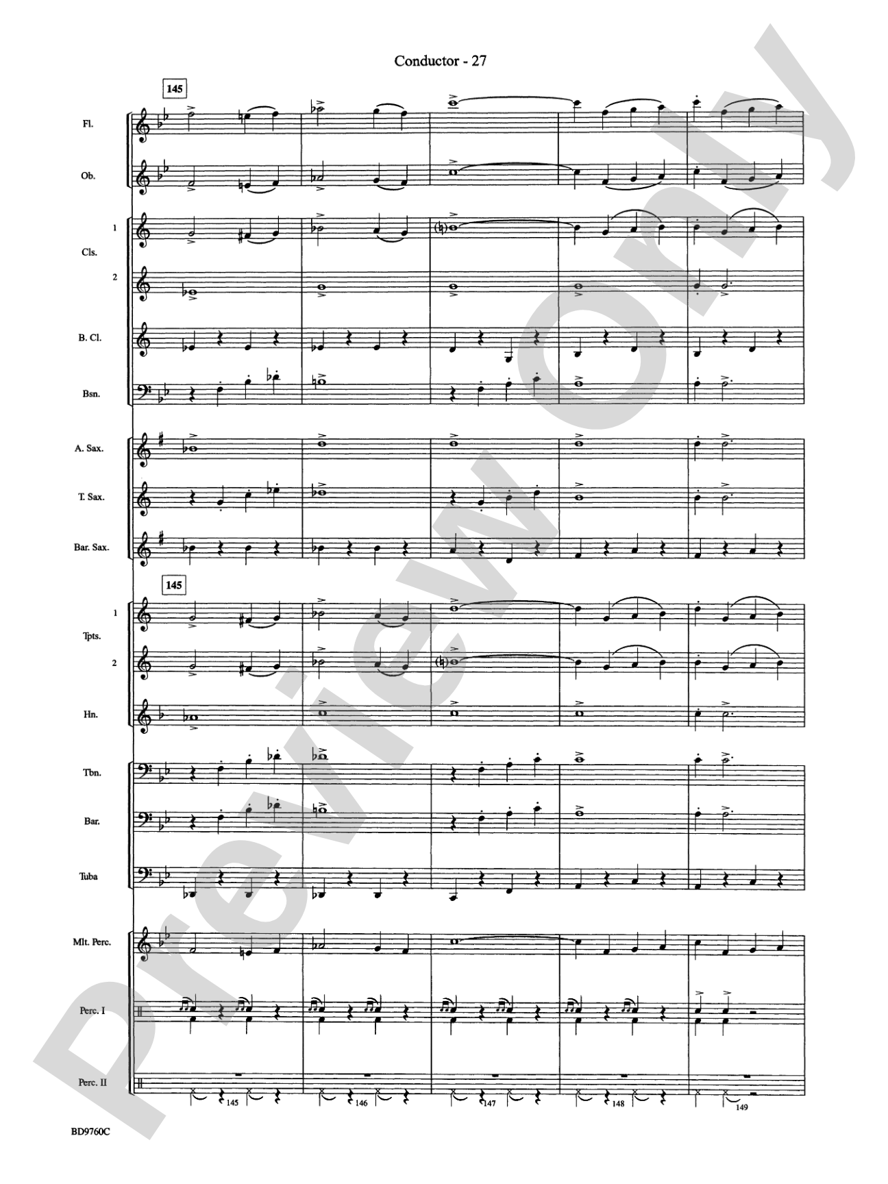 March Mania! (A Potpourri of Great March Melodies): Concert Band Conductor Score & Parts