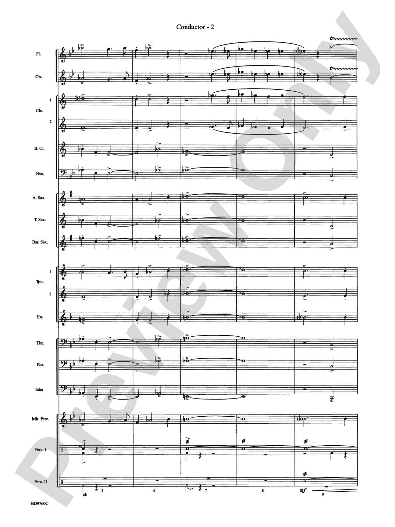 March Mania! (A Potpourri of Great March Melodies): Concert Band Conductor Score & Parts