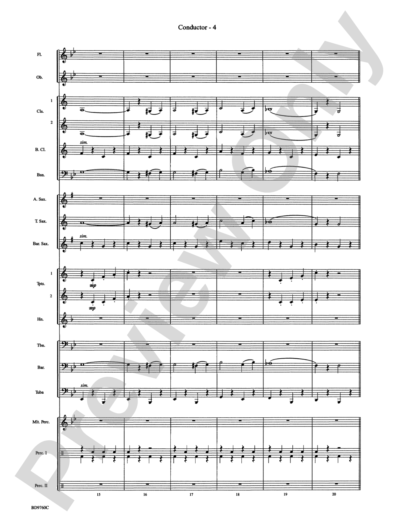 March Mania! (A Potpourri of Great March Melodies): Concert Band Conductor Score & Parts