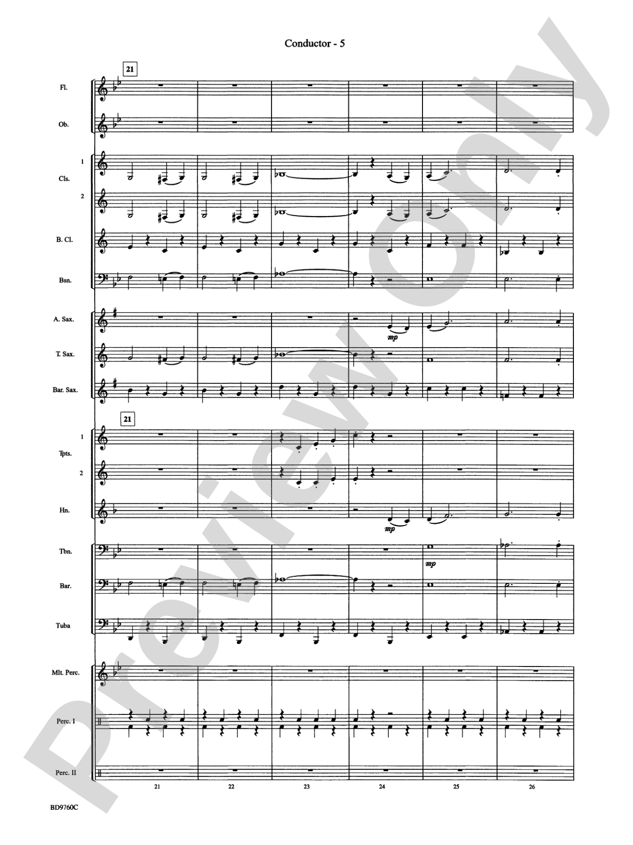 March Mania! (A Potpourri of Great March Melodies): Concert Band Conductor Score & Parts