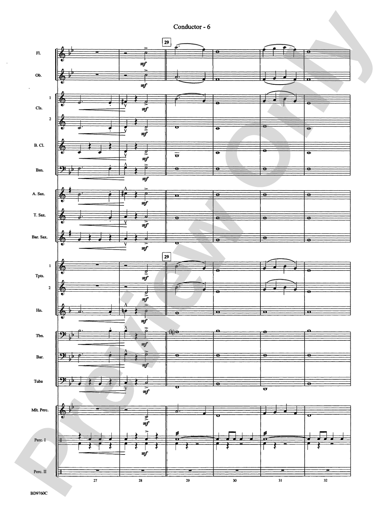 March Mania! (A Potpourri of Great March Melodies): Concert Band Conductor Score & Parts