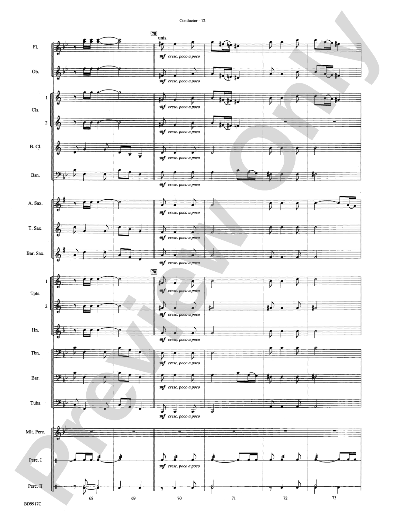 Barnum and Bailey's Favorite: Concert Band Conductor Score & Parts