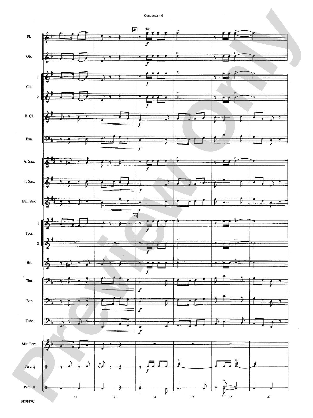 Barnum and Bailey's Favorite: Concert Band Conductor Score & Parts