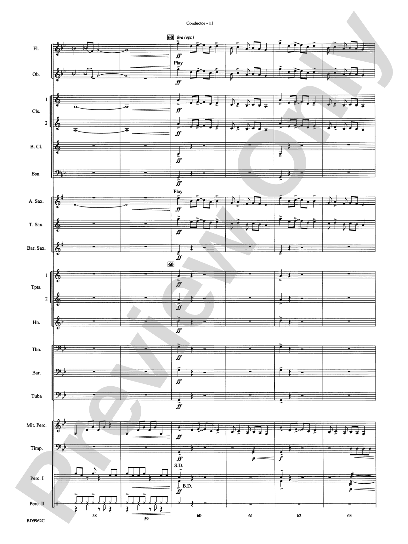 Rites of Tamburo: Concert Band Conductor Score & Parts