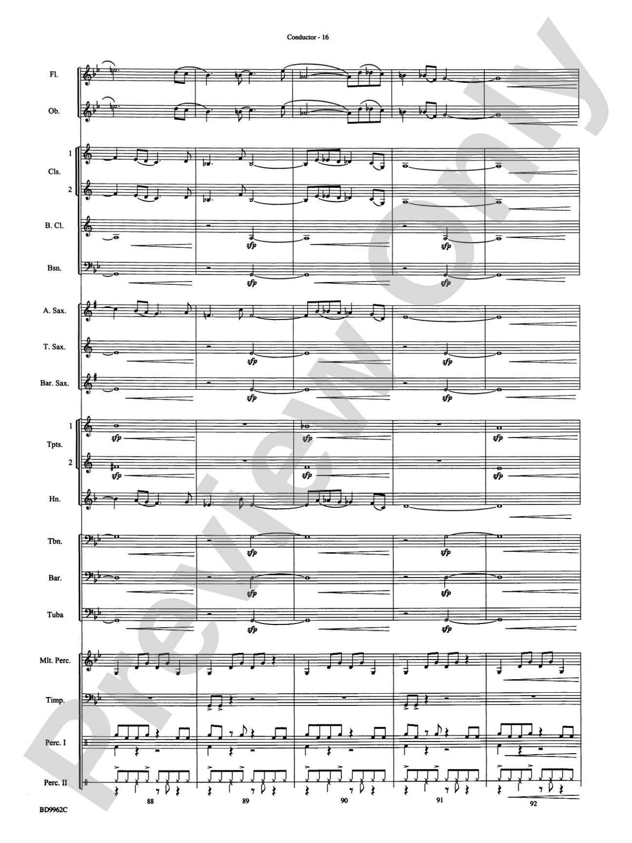 Rites of Tamburo: Concert Band Conductor Score & Parts