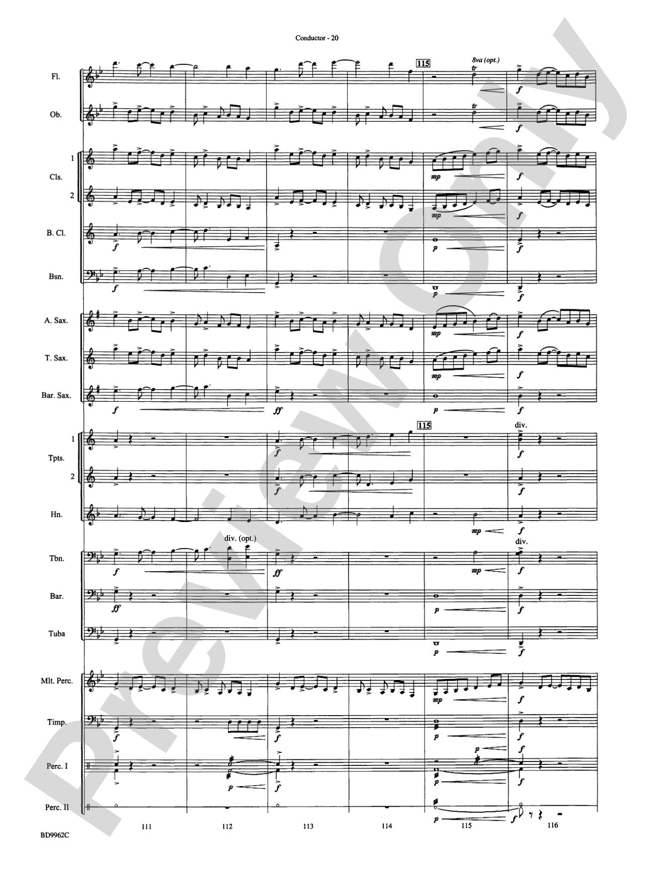 Rites of Tamburo: Concert Band Conductor Score & Parts