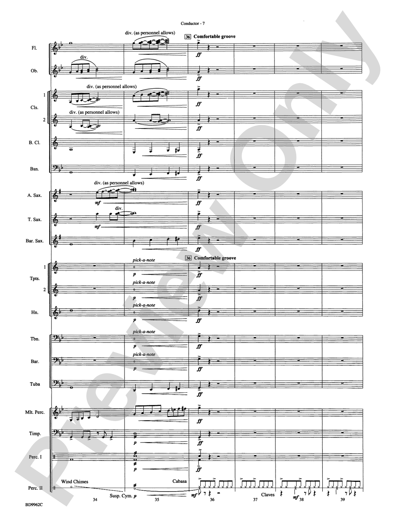 Rites of Tamburo: Concert Band Conductor Score & Parts