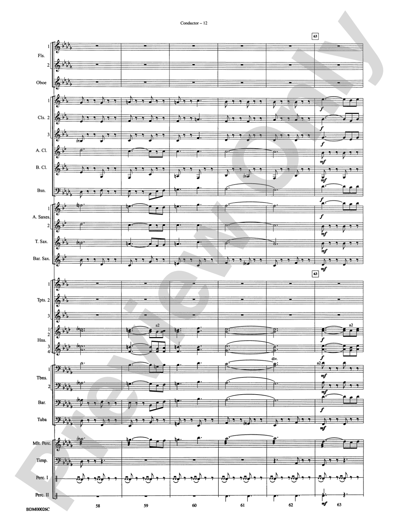 Wings and Shield: Concert Band Conductor Score & Parts