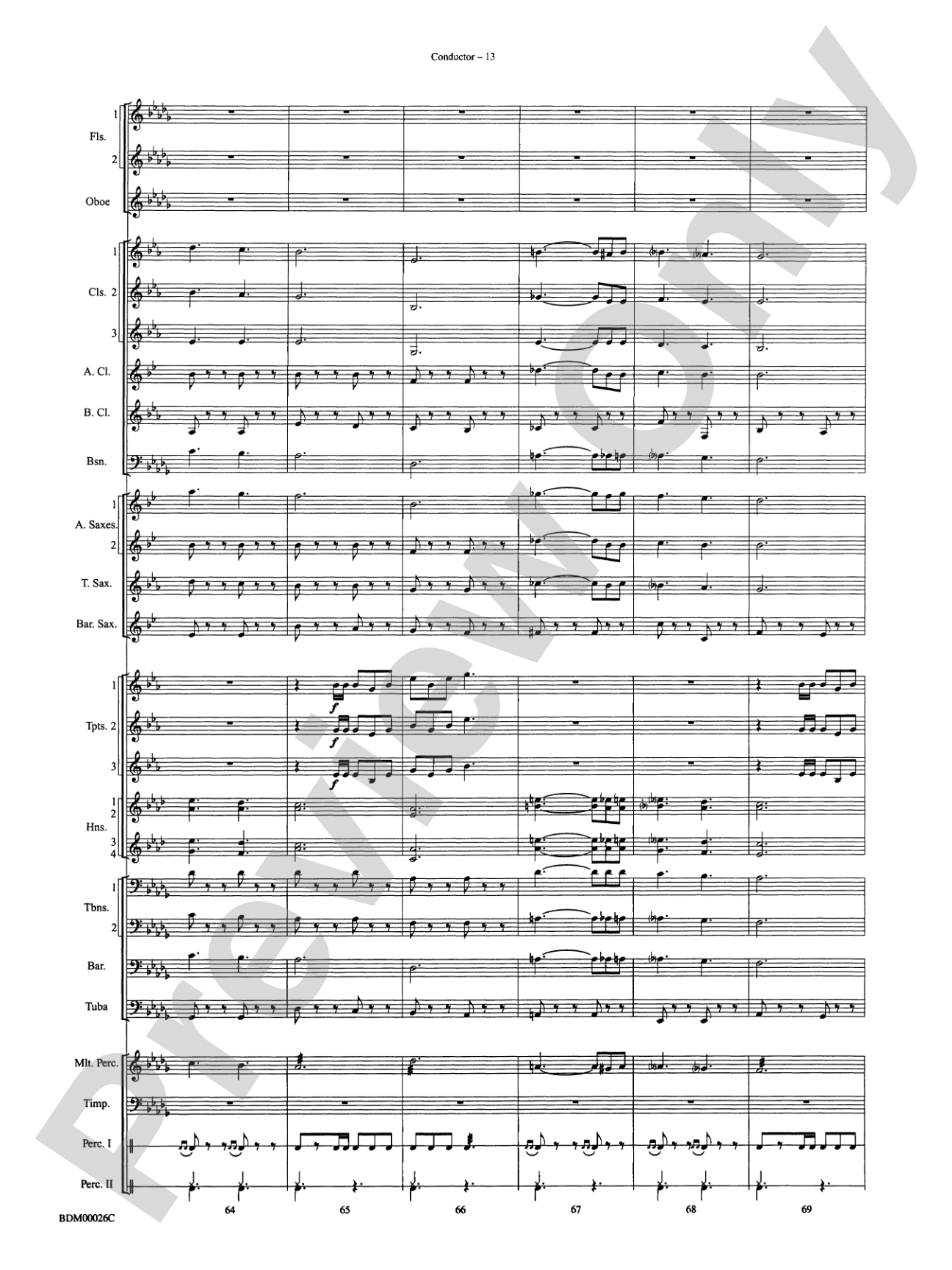 Wings and Shield: Concert Band Conductor Score & Parts