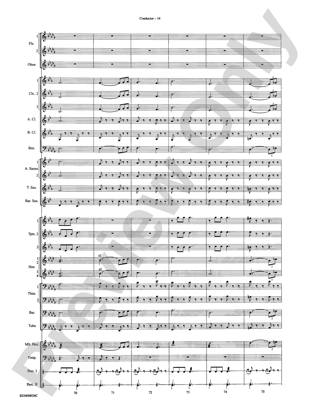 Wings and Shield: Concert Band Conductor Score & Parts