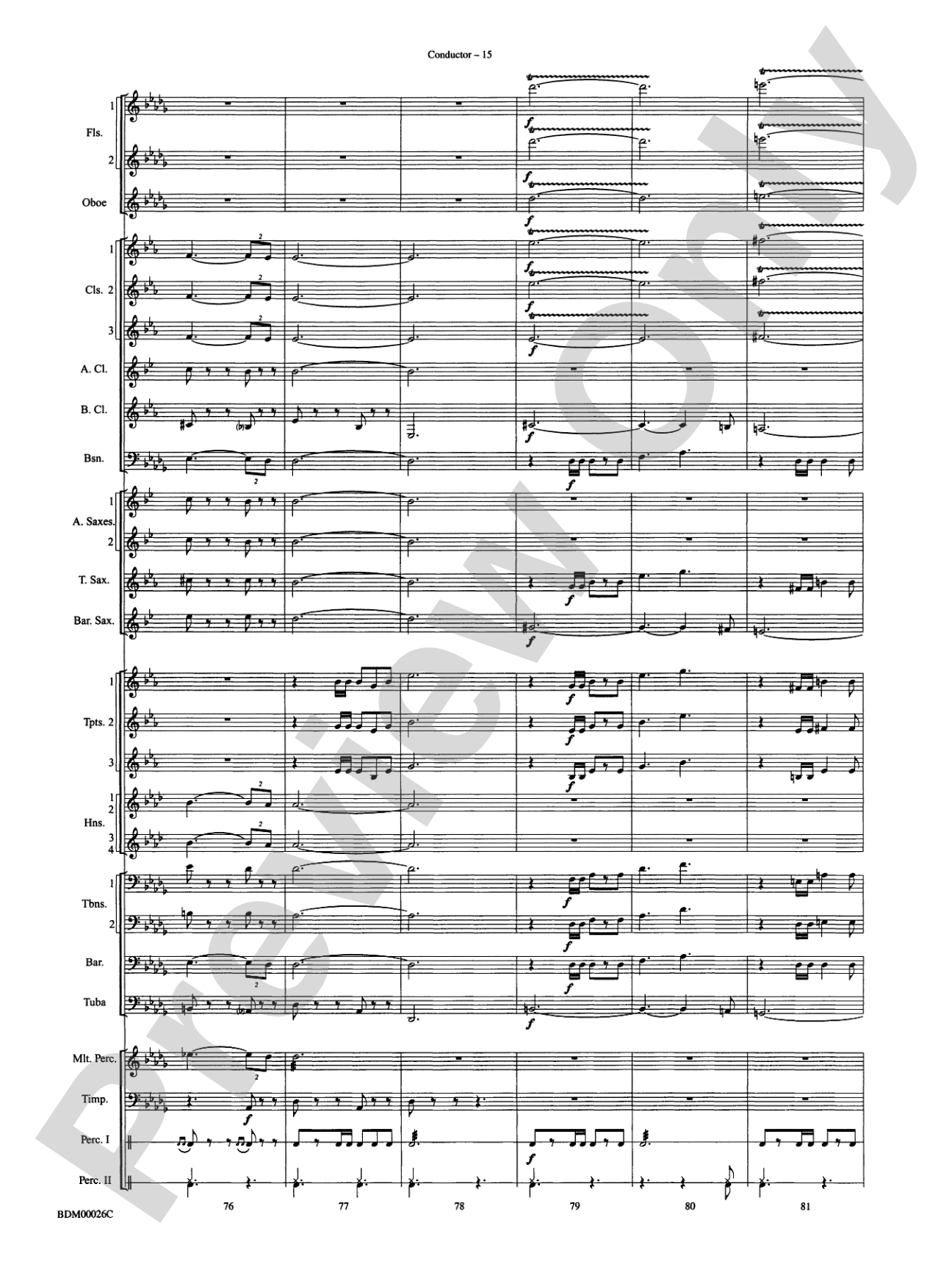 Wings and Shield: Concert Band Conductor Score & Parts