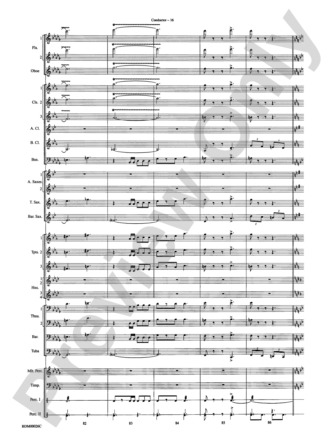 Wings and Shield: Concert Band Conductor Score & Parts
