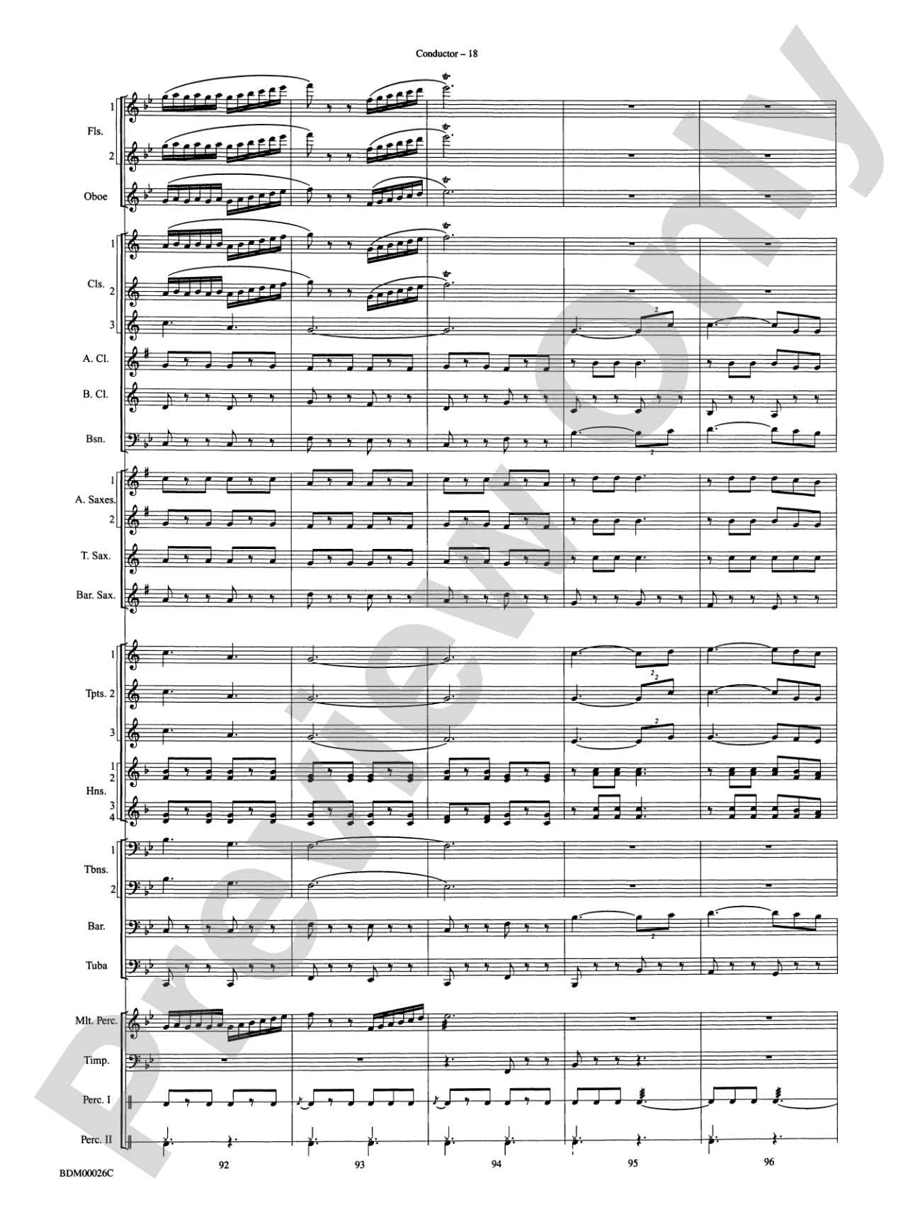 Wings and Shield: Concert Band Conductor Score & Parts