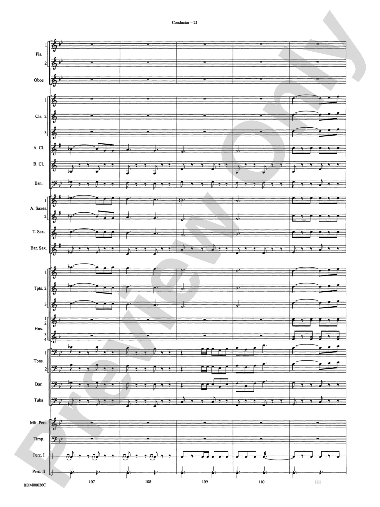 Wings and Shield: Concert Band Conductor Score & Parts