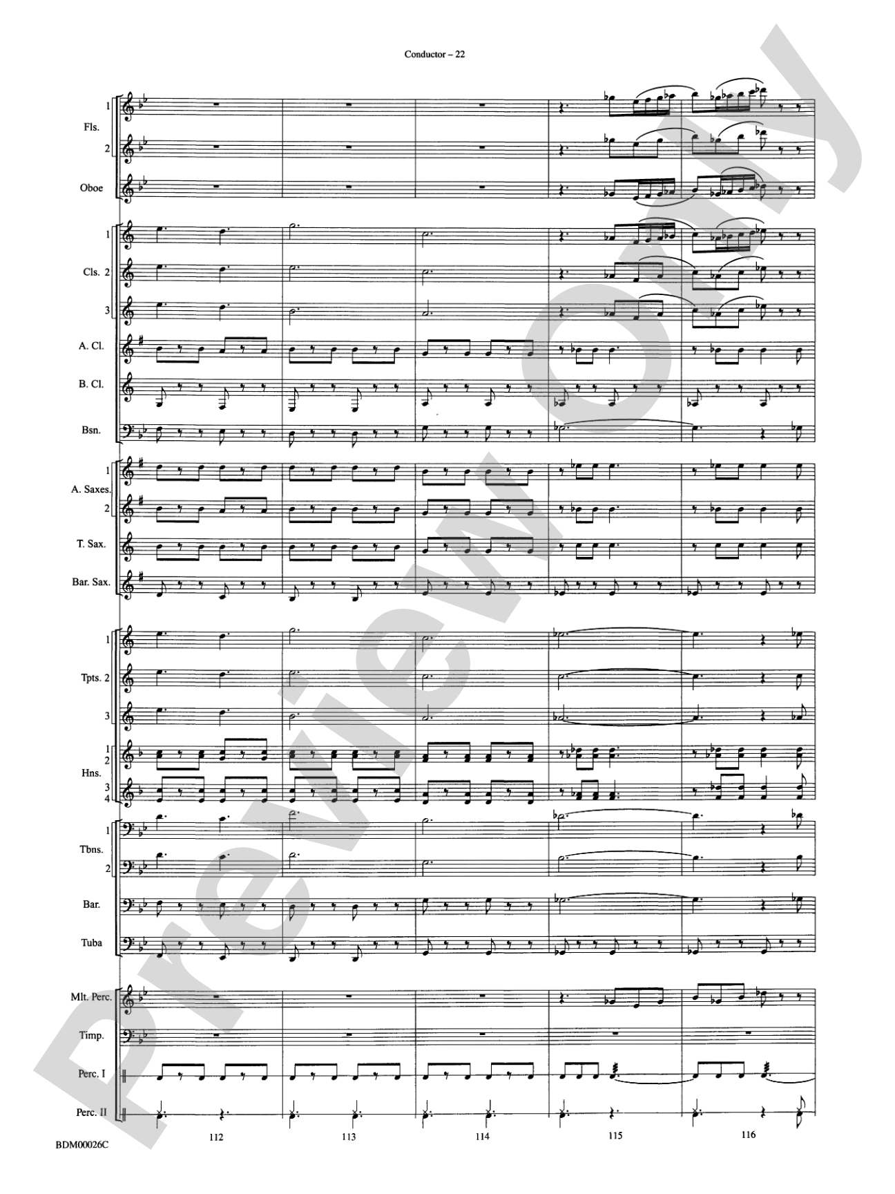 Wings and Shield: Concert Band Conductor Score & Parts