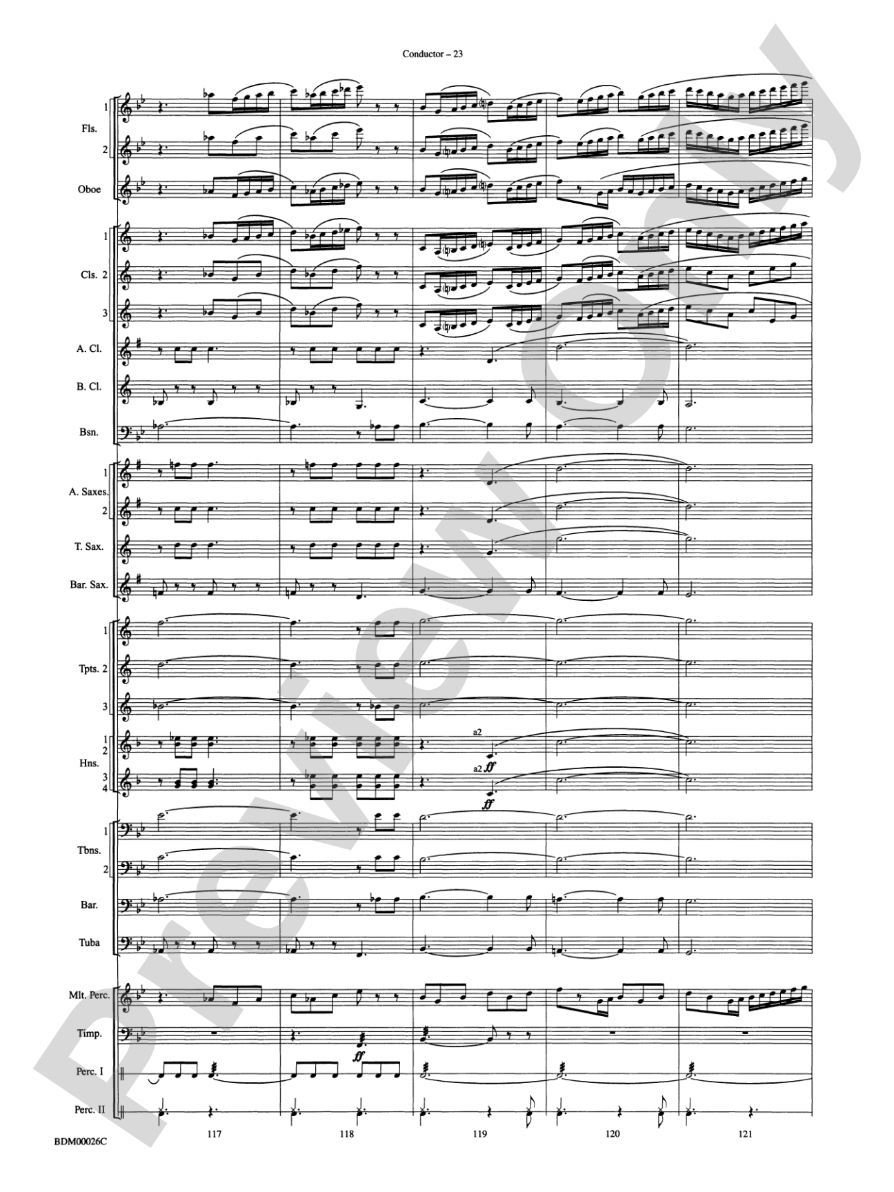 Wings and Shield: Concert Band Conductor Score & Parts