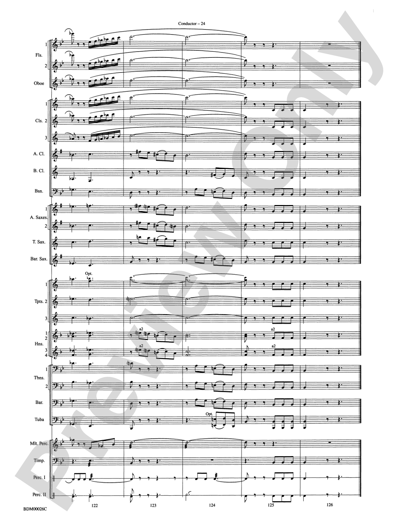 Wings and Shield: Concert Band Conductor Score & Parts