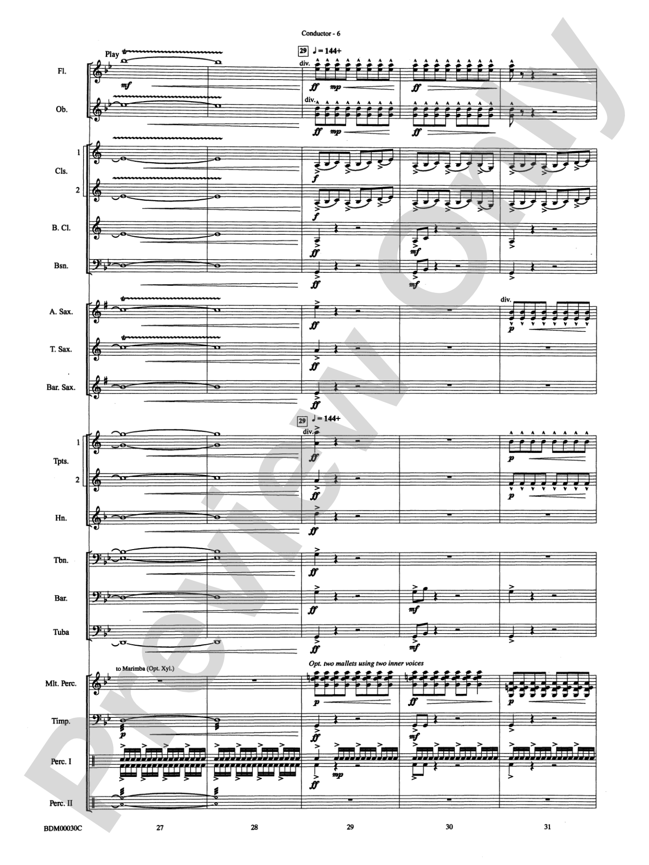The Great Locomotive Chase: Concert Band Conductor Score & Parts