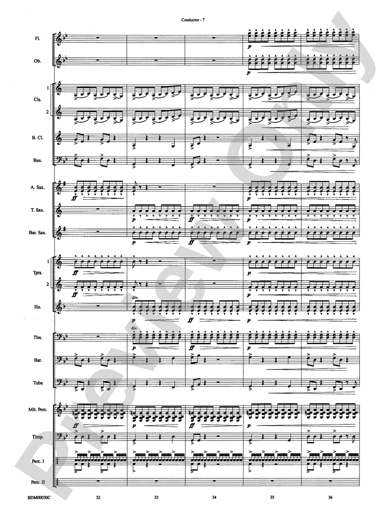 The Great Locomotive Chase: Concert Band Conductor Score & Parts
