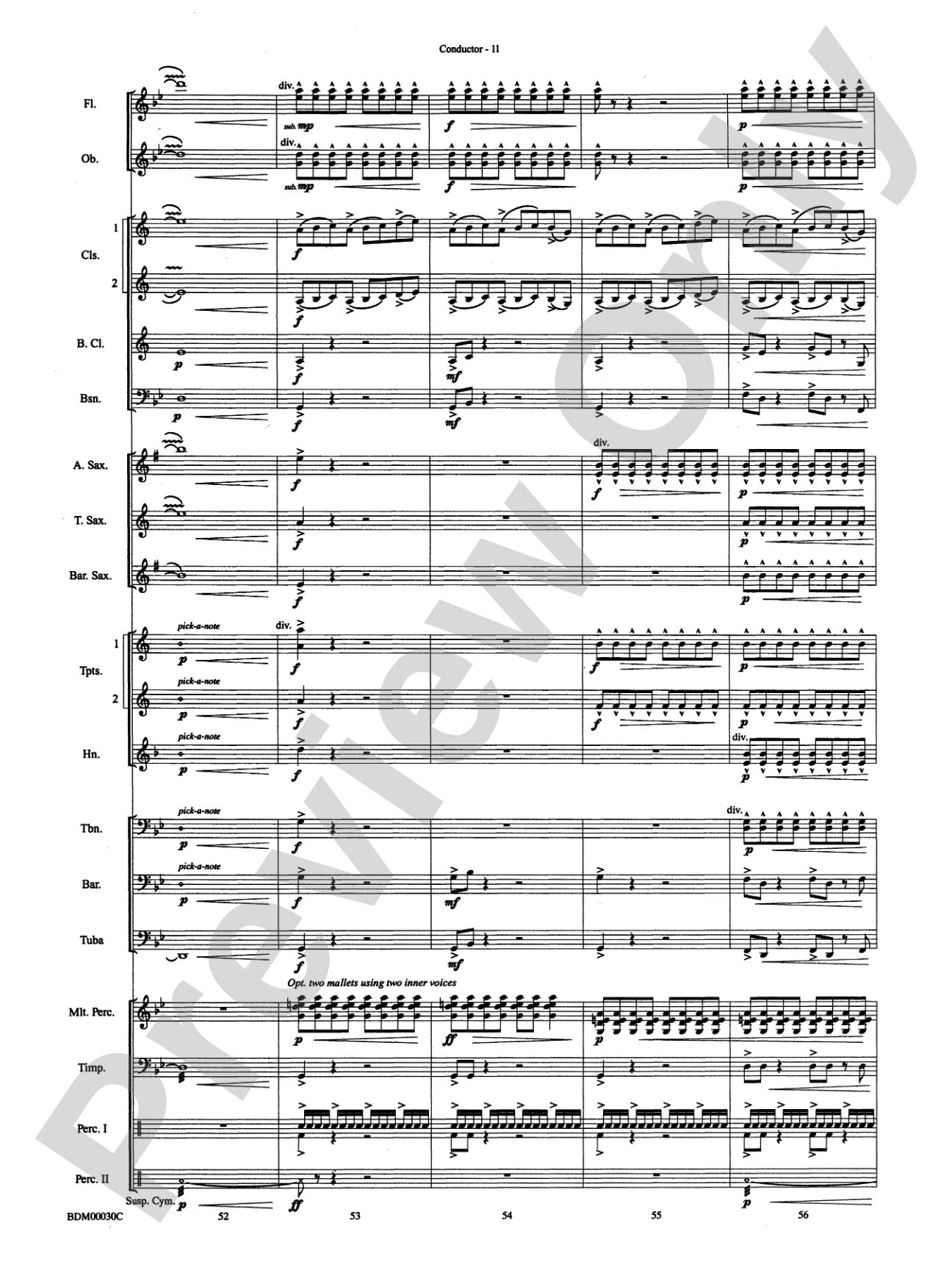 The Great Locomotive Chase: Concert Band Conductor Score & Parts