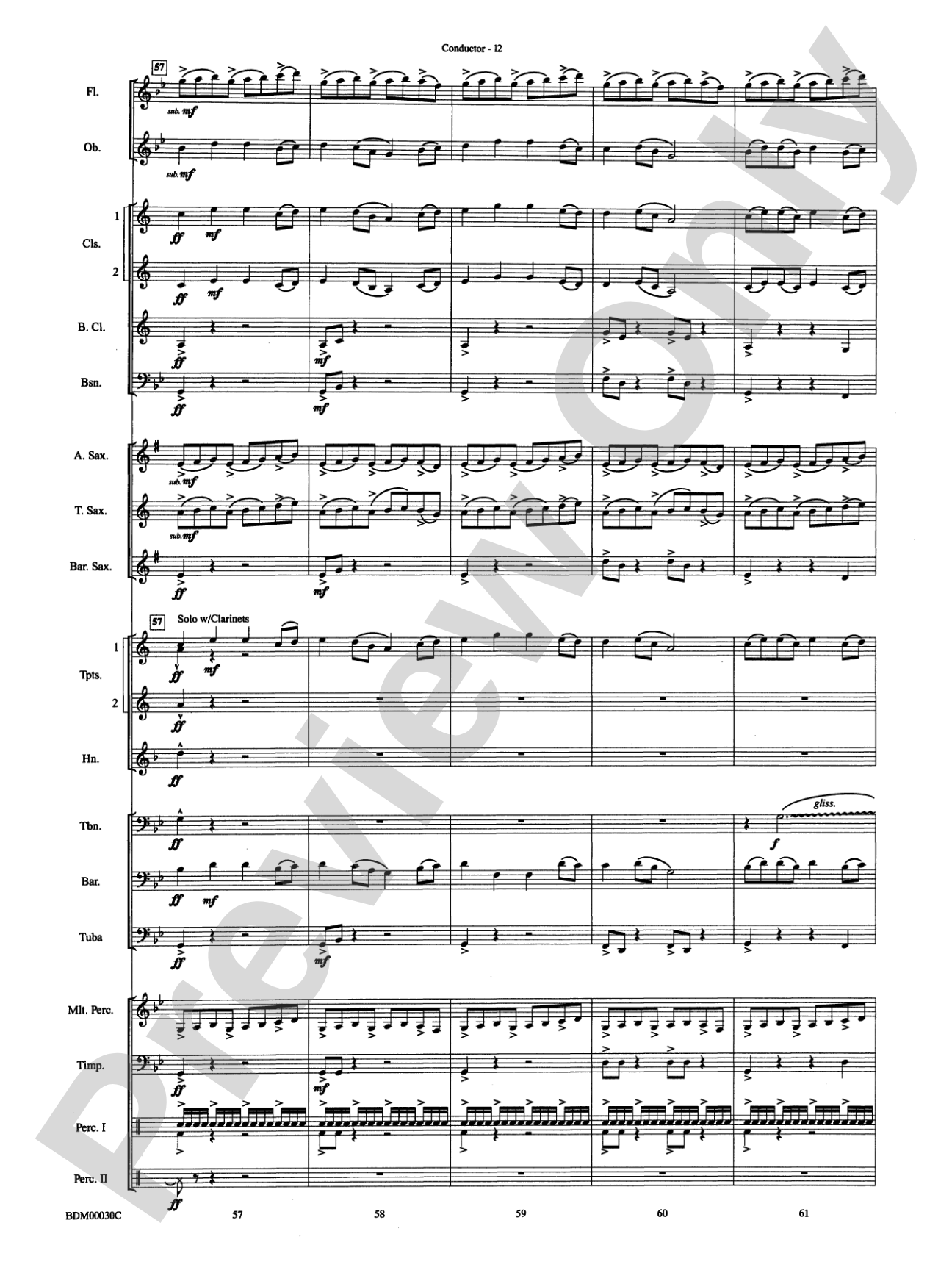 The Great Locomotive Chase: Concert Band Conductor Score & Parts