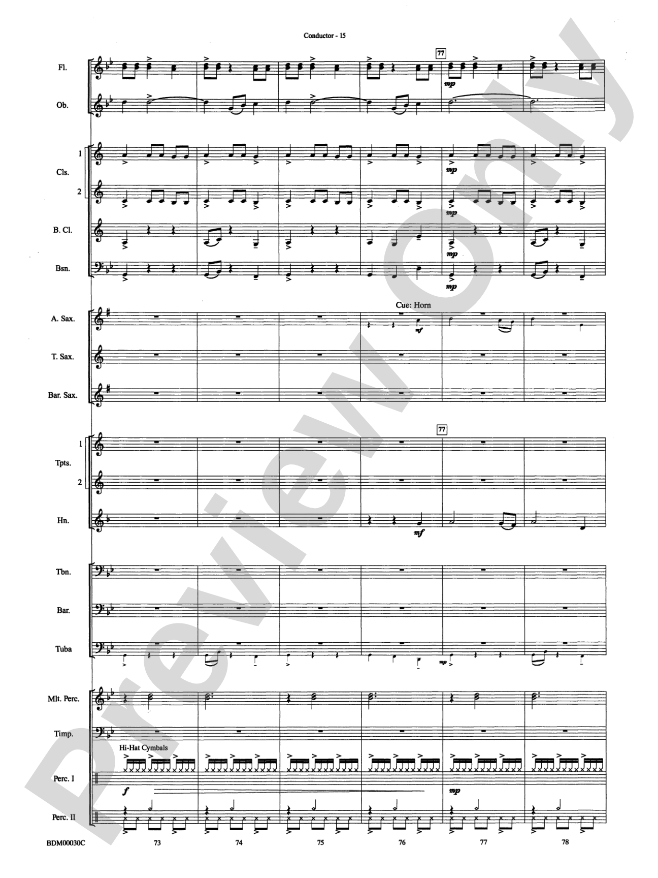 The Great Locomotive Chase: Concert Band Conductor Score & Parts
