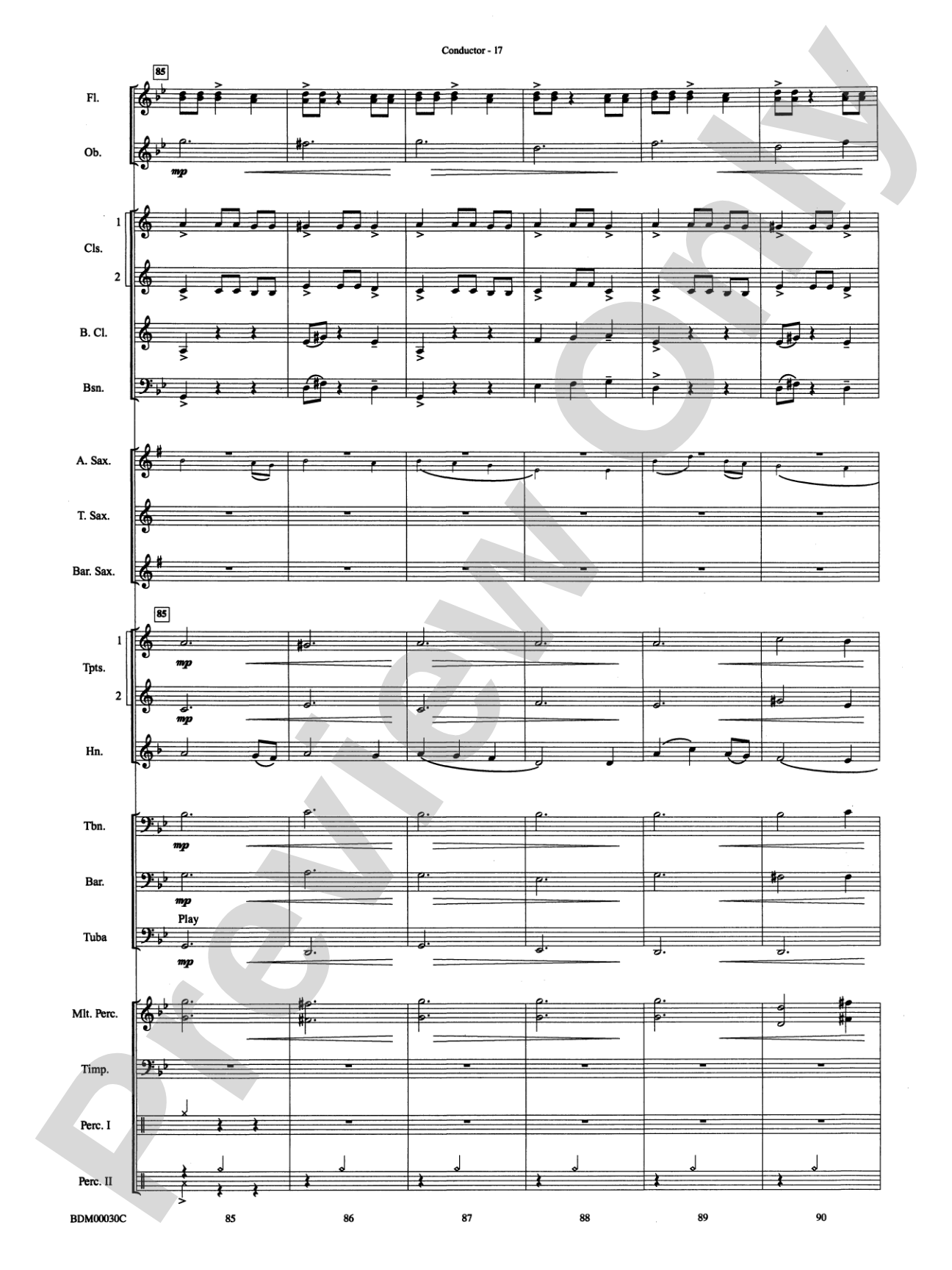 The Great Locomotive Chase: Concert Band Conductor Score & Parts