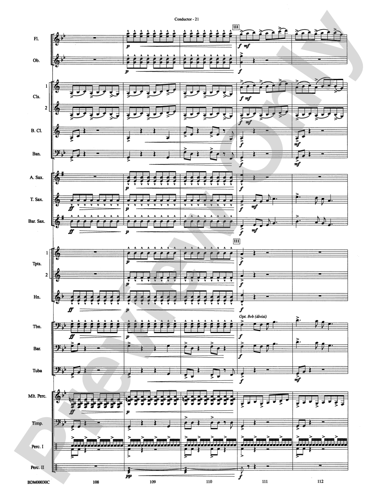 The Great Locomotive Chase: Concert Band Conductor Score & Parts