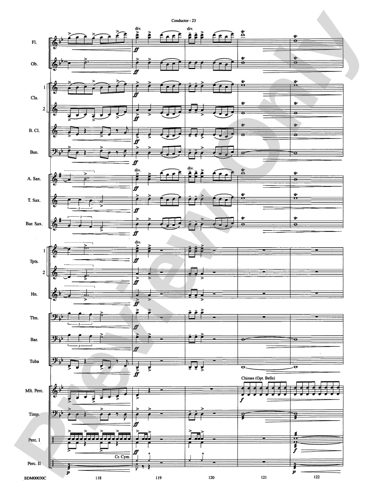 The Great Locomotive Chase: Concert Band Conductor Score & Parts