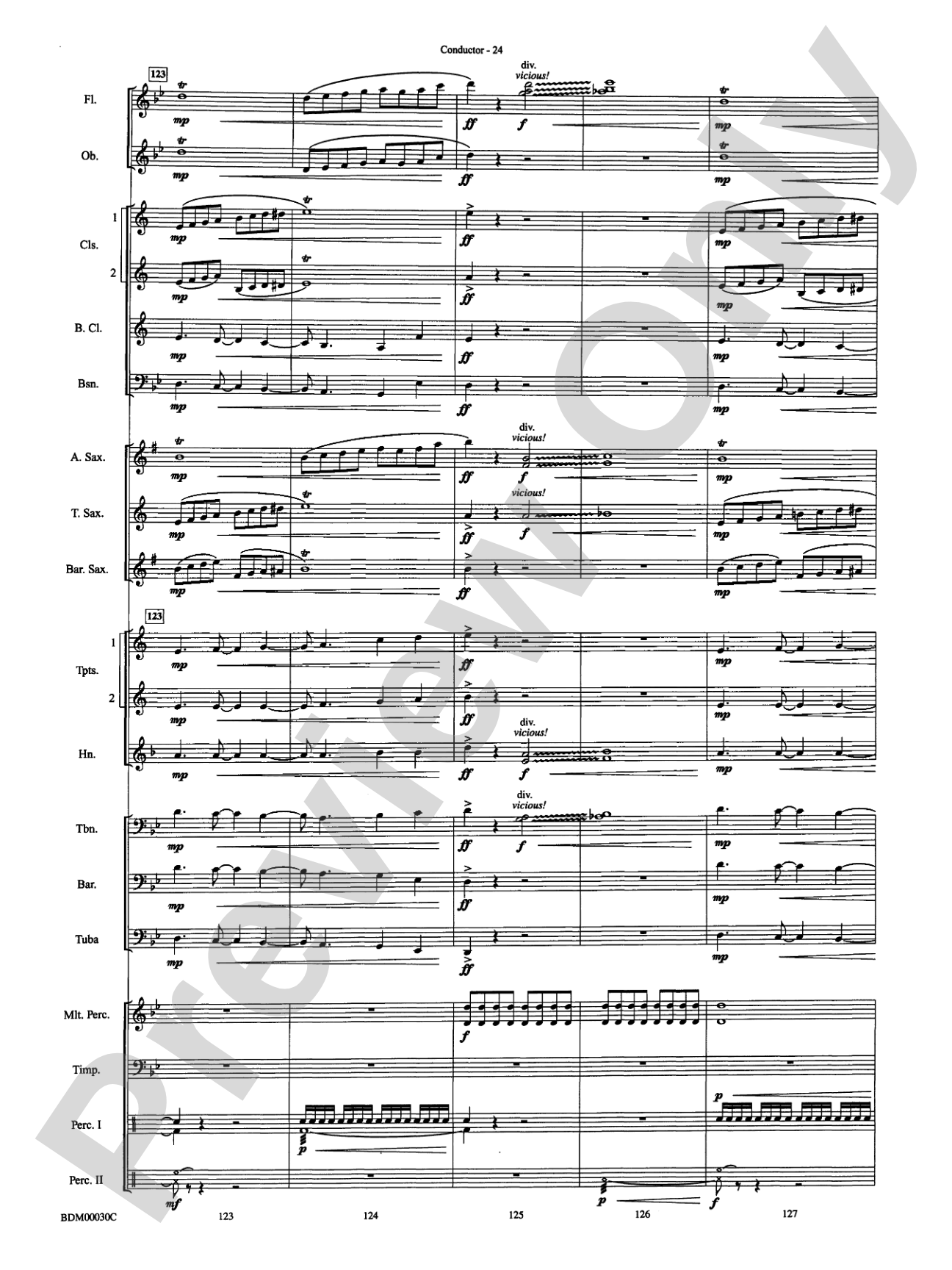 The Great Locomotive Chase: Concert Band Conductor Score & Parts