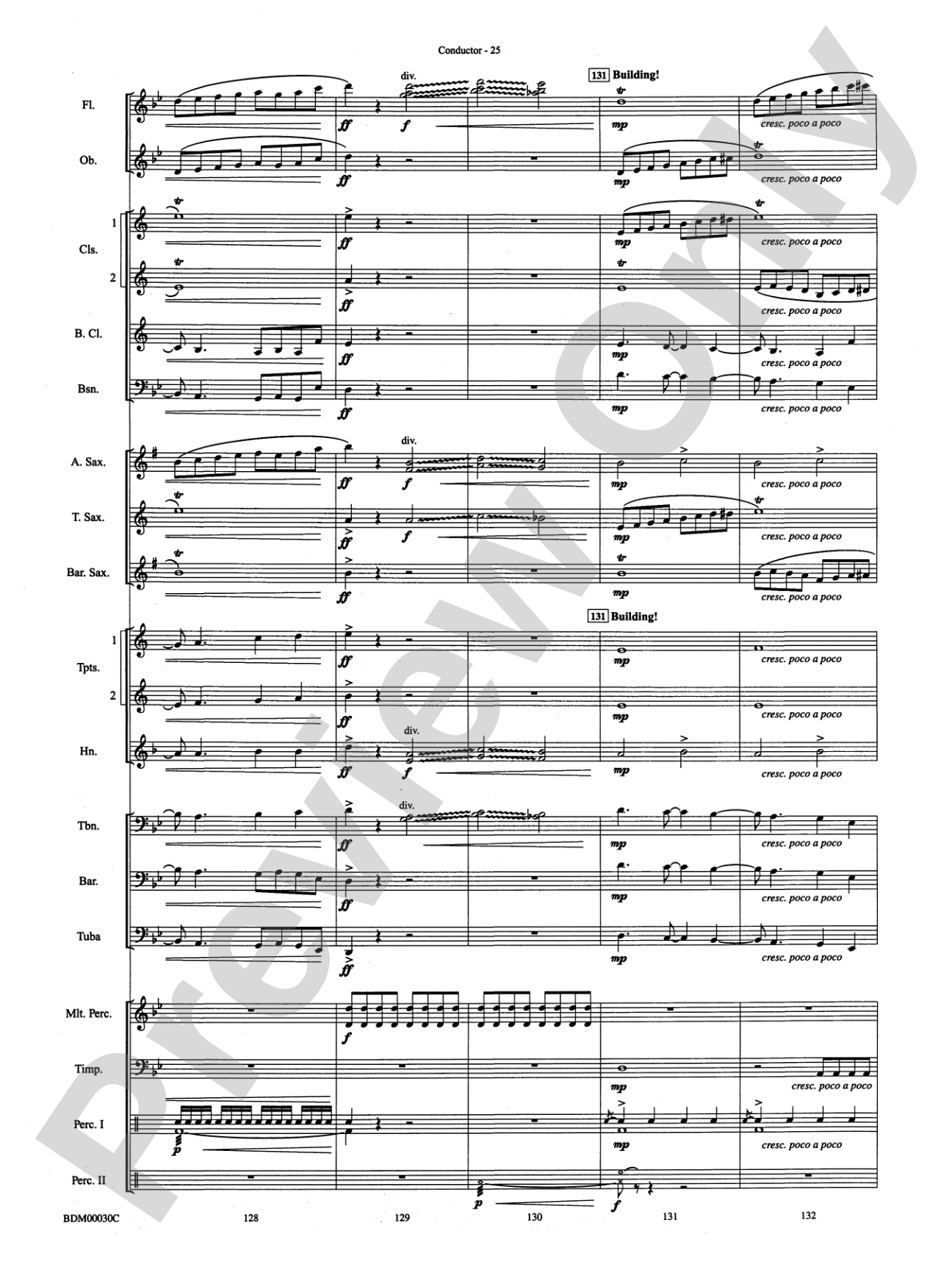 The Great Locomotive Chase: Concert Band Conductor Score & Parts