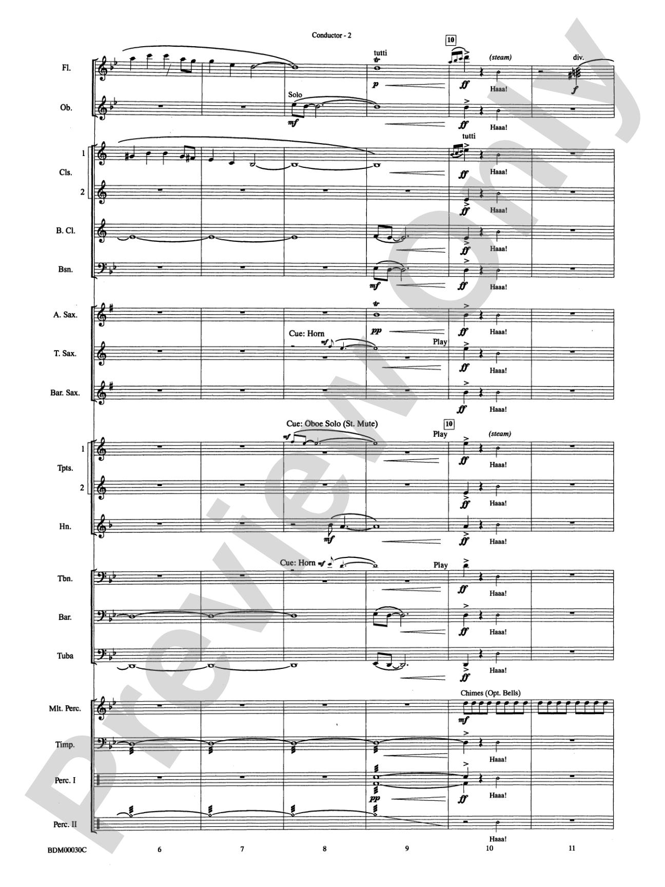 The Great Locomotive Chase: Concert Band Conductor Score & Parts