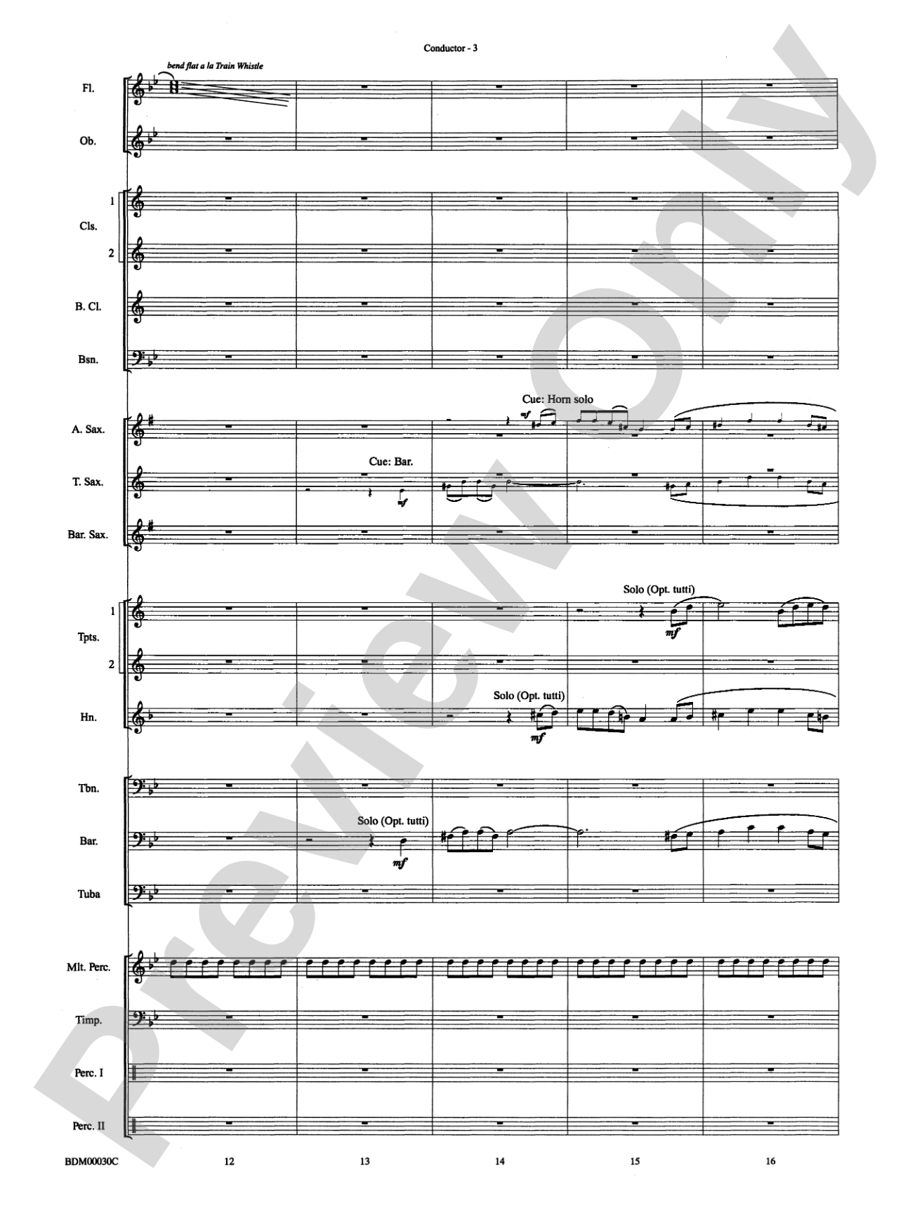 The Great Locomotive Chase: Concert Band Conductor Score & Parts