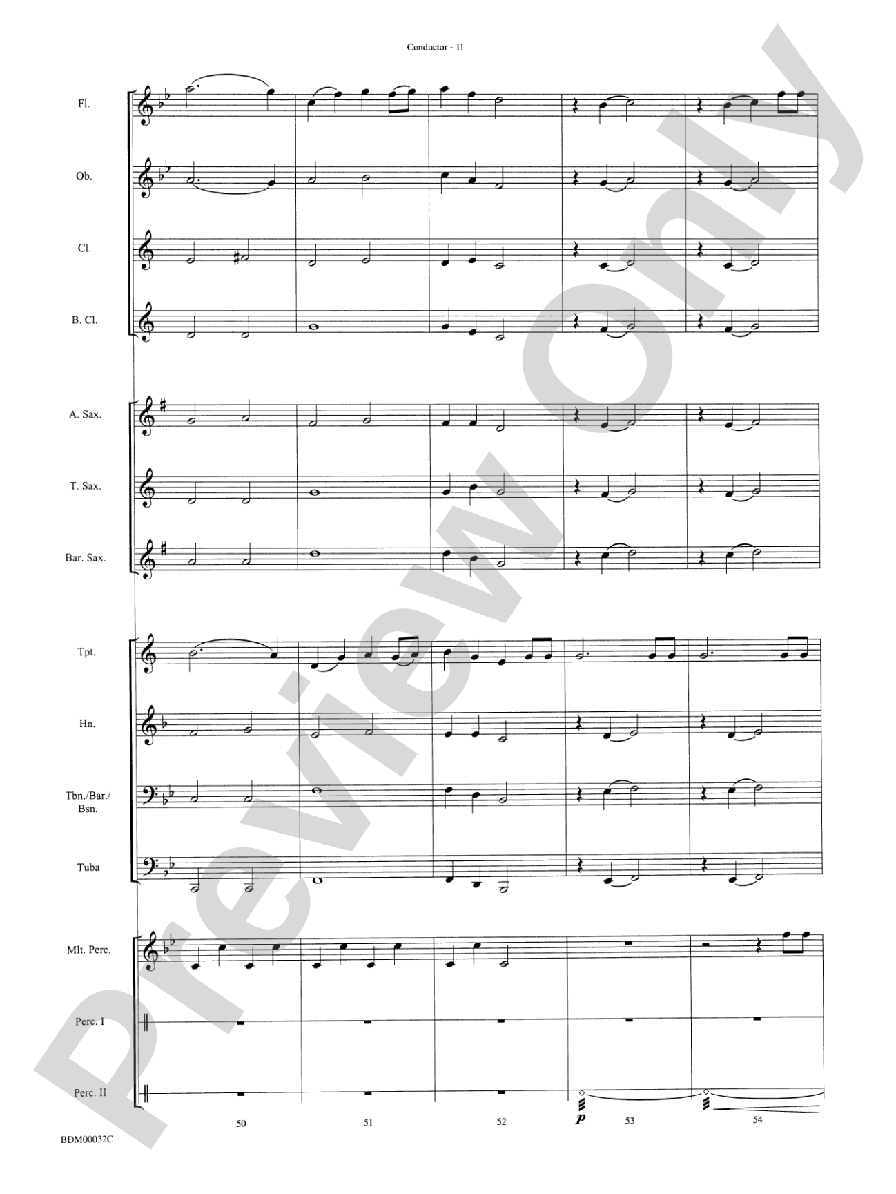 Spectrum: Concert Band Conductor Score & Parts