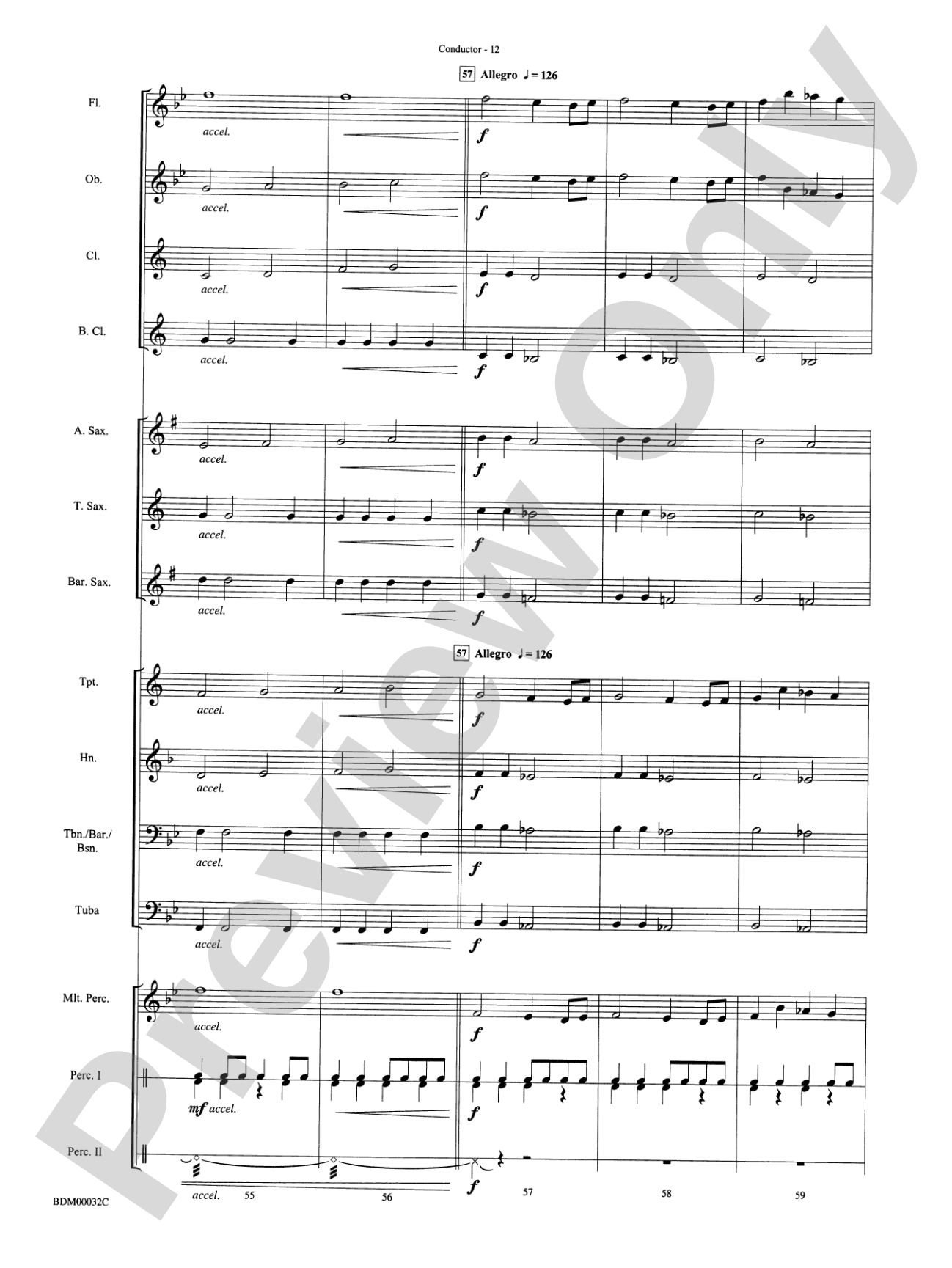 Spectrum: Concert Band Conductor Score & Parts